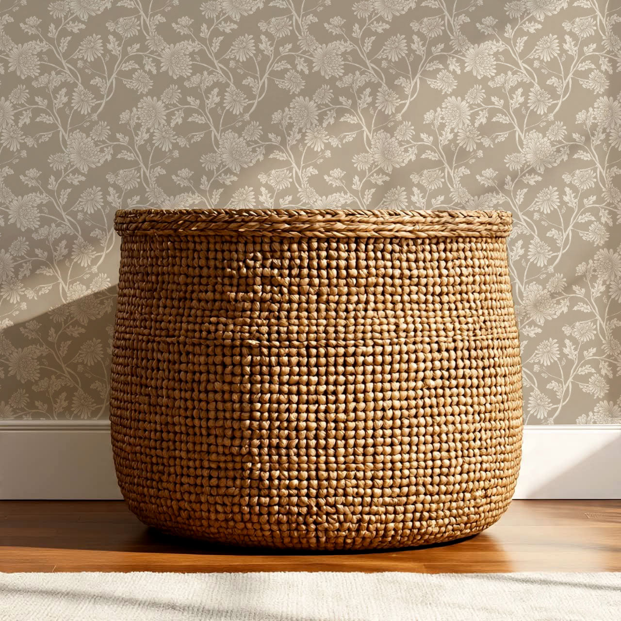 Elsie Wild Chrysanthemum Stone Wallpaper