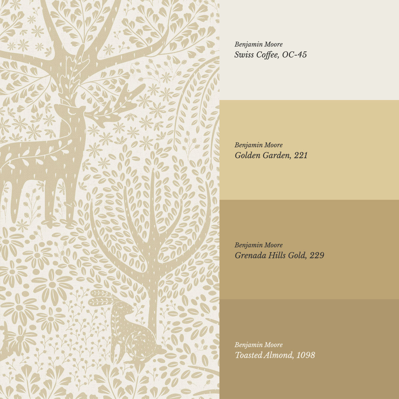 Evita Forest Biome Honey Wallpaper