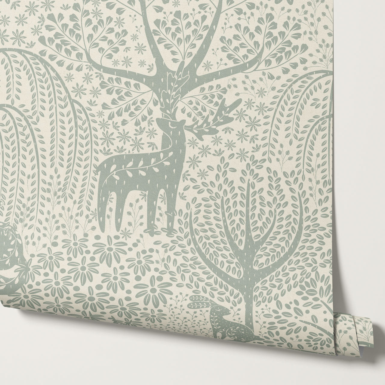 Evita Forest Biome Sage Wallpaper