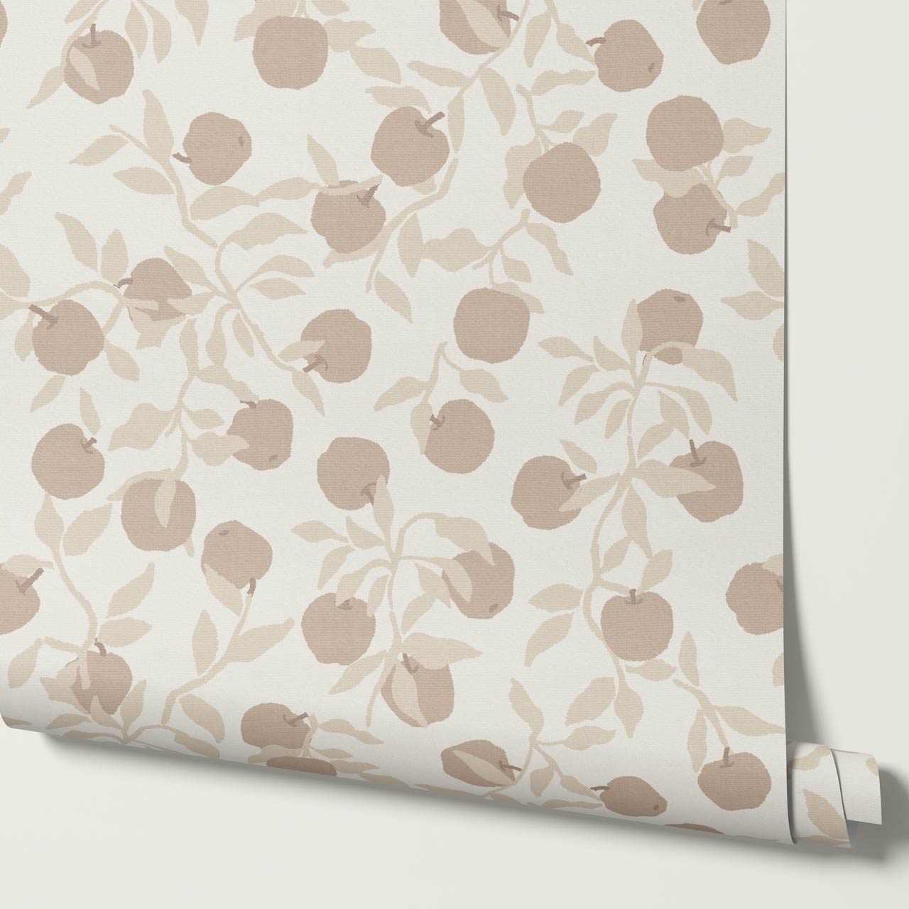 Faith Apple Orchard Taupe Wallpaper