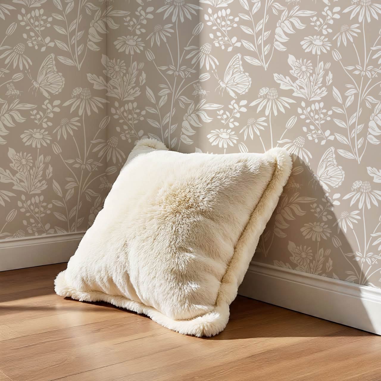 Faye Flutterby Clay Wallpaper