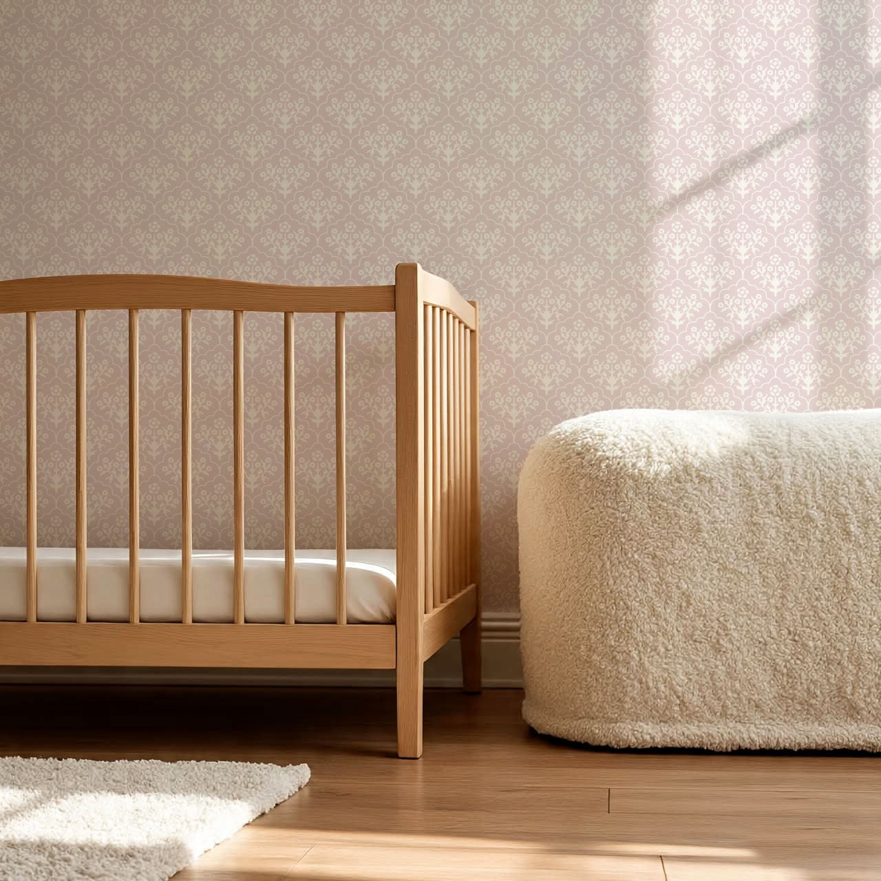 Frankie Blooms Pink Wallpaper