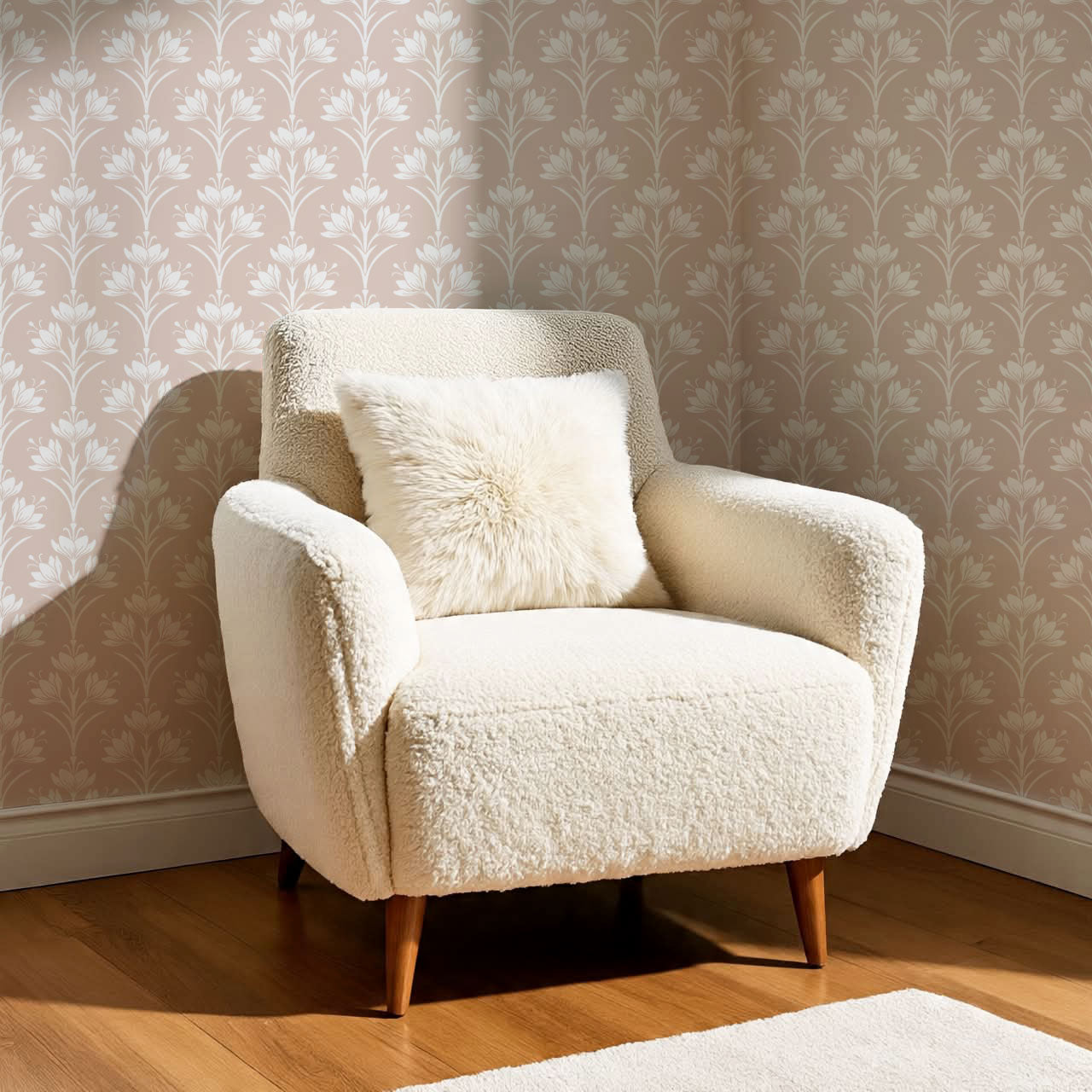 Genesis Crocus Mauve Wallpaper