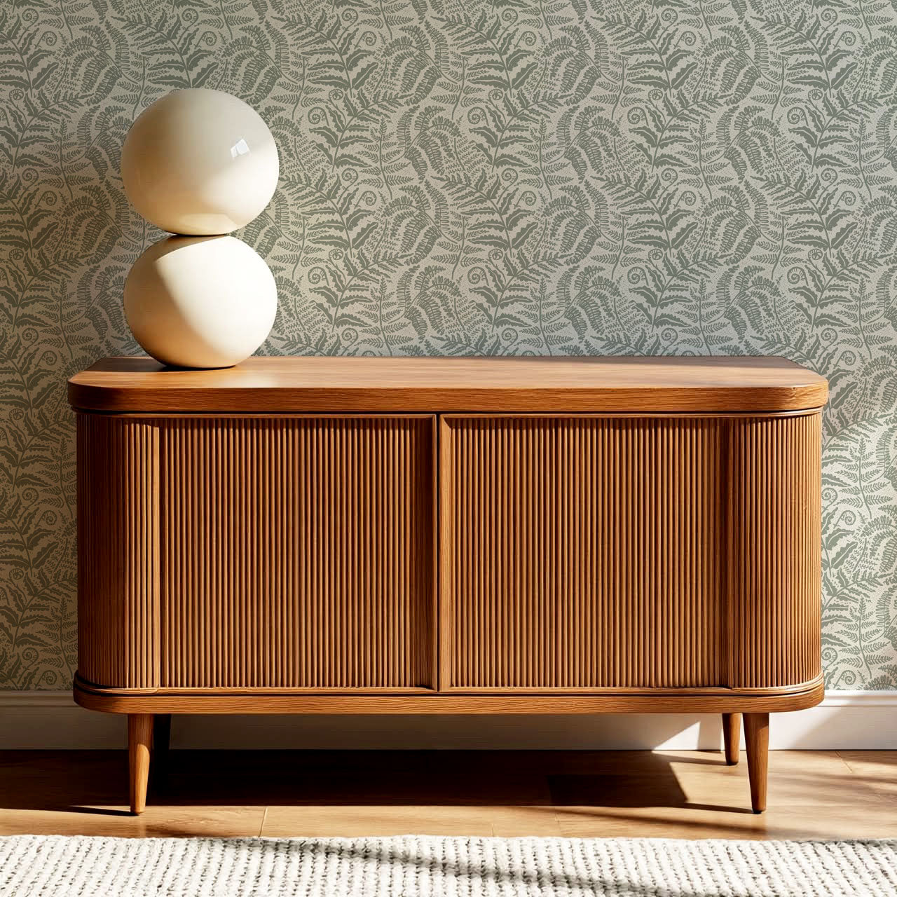 Gloria Fern Sage Wallpaper