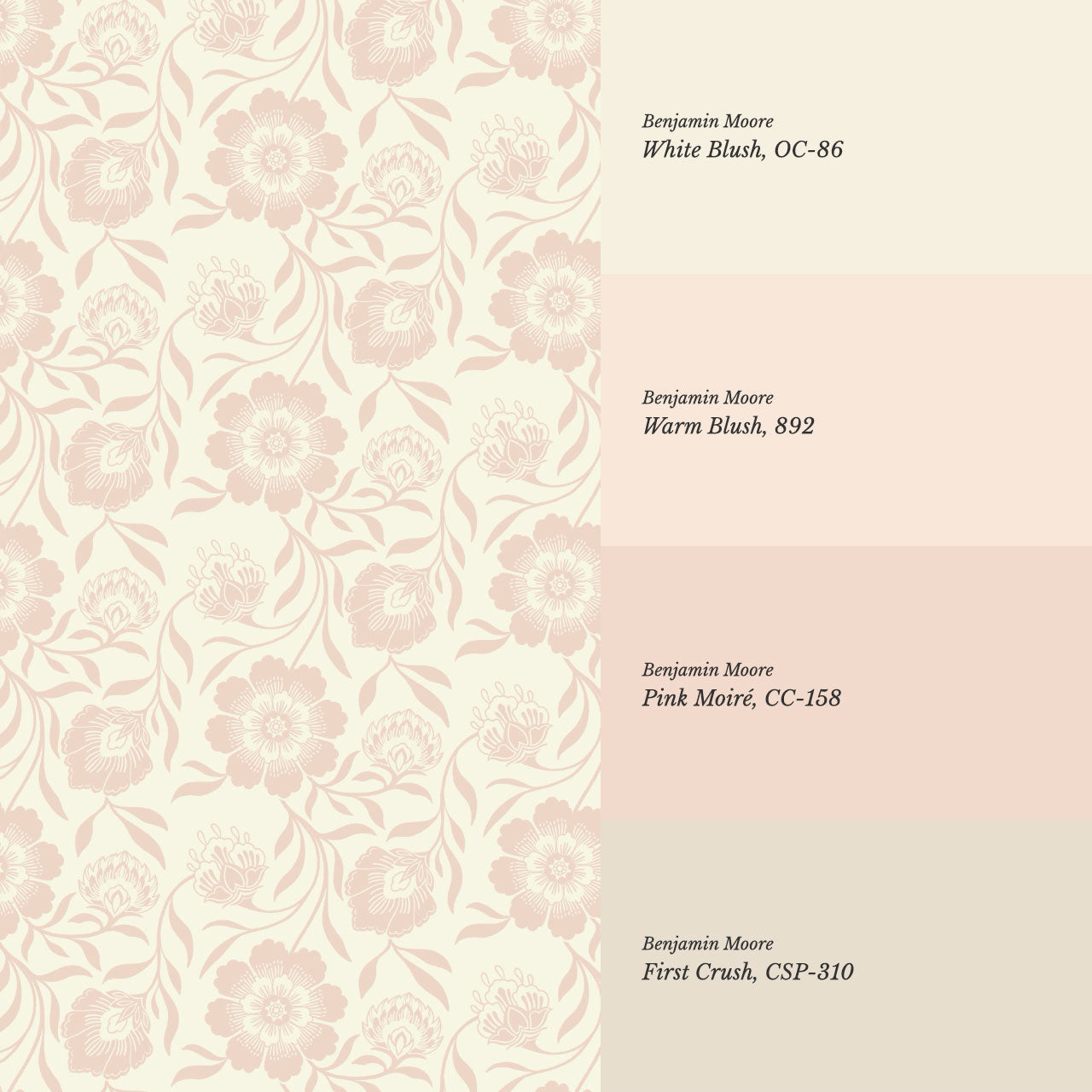 Grace Botanicals Pink Butter Wallpaper