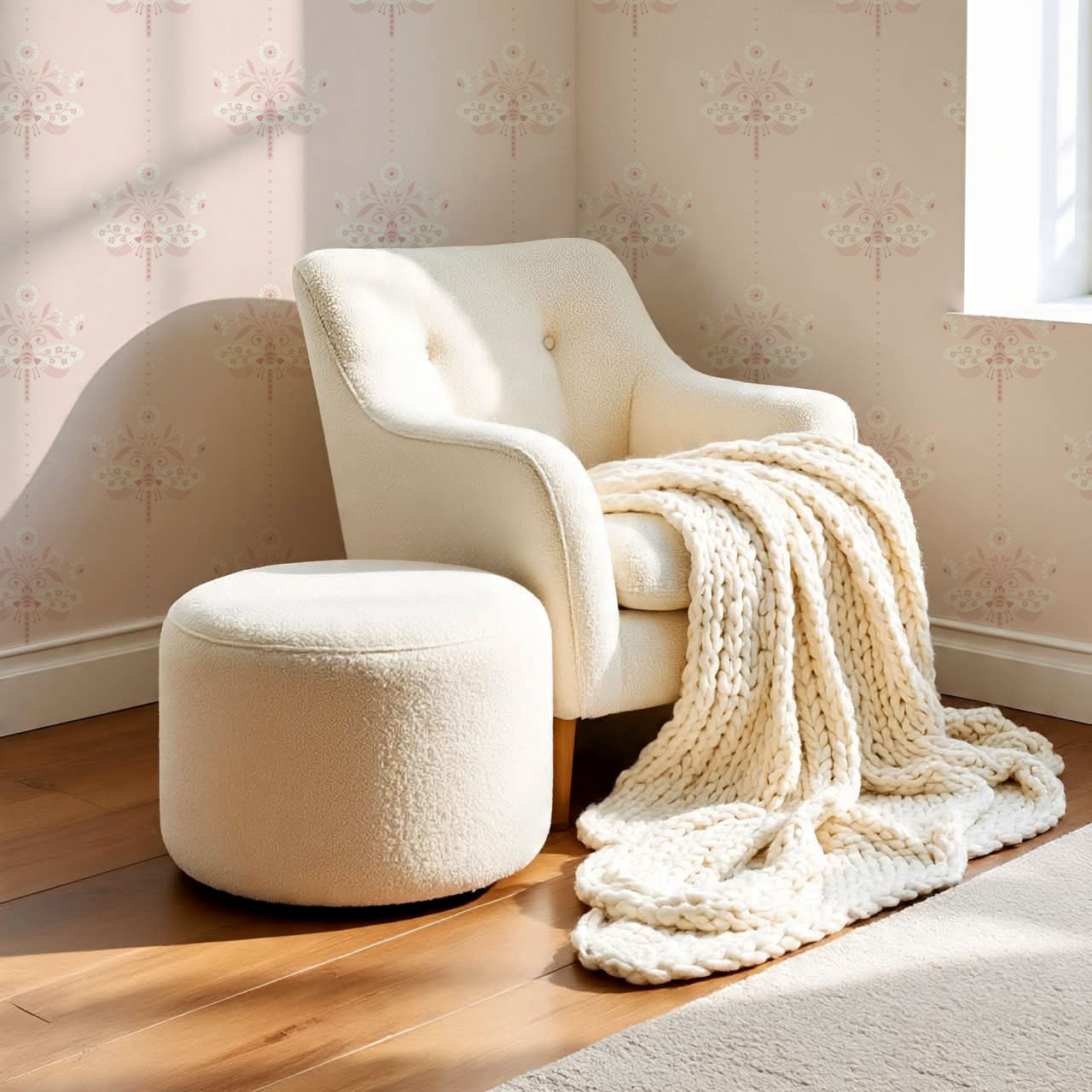 Gracie Rosewing Hearts Pink Wallpaper