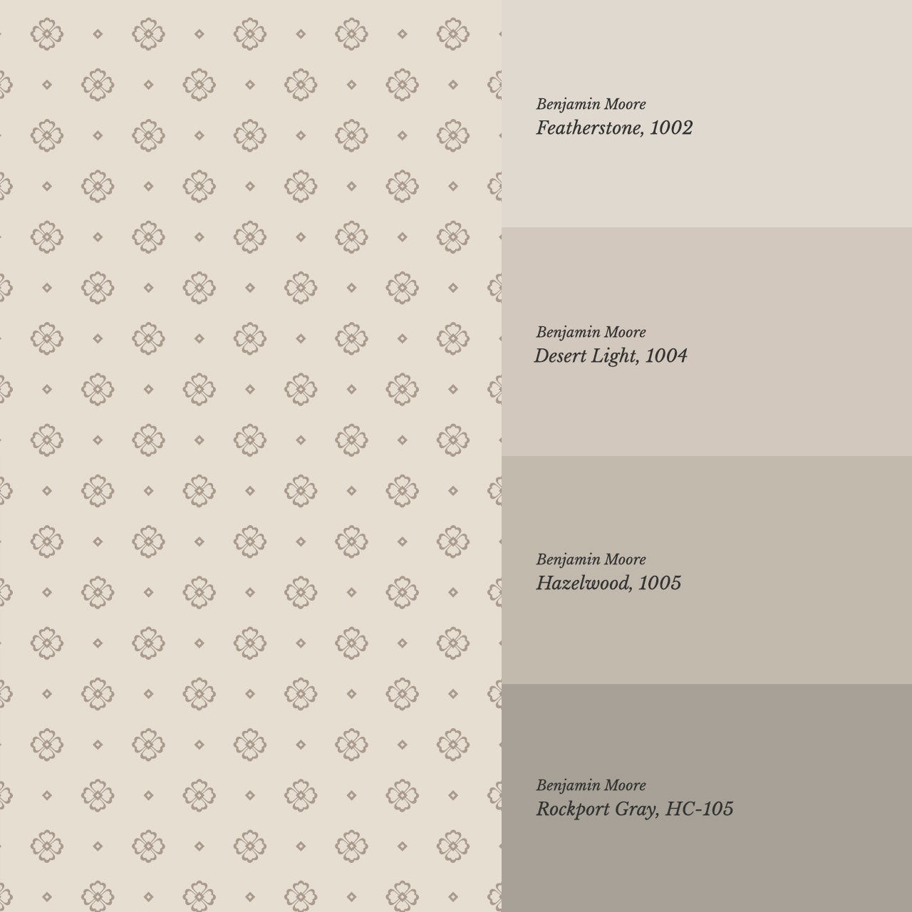 Hailey Foulard Neutral Wallpaper