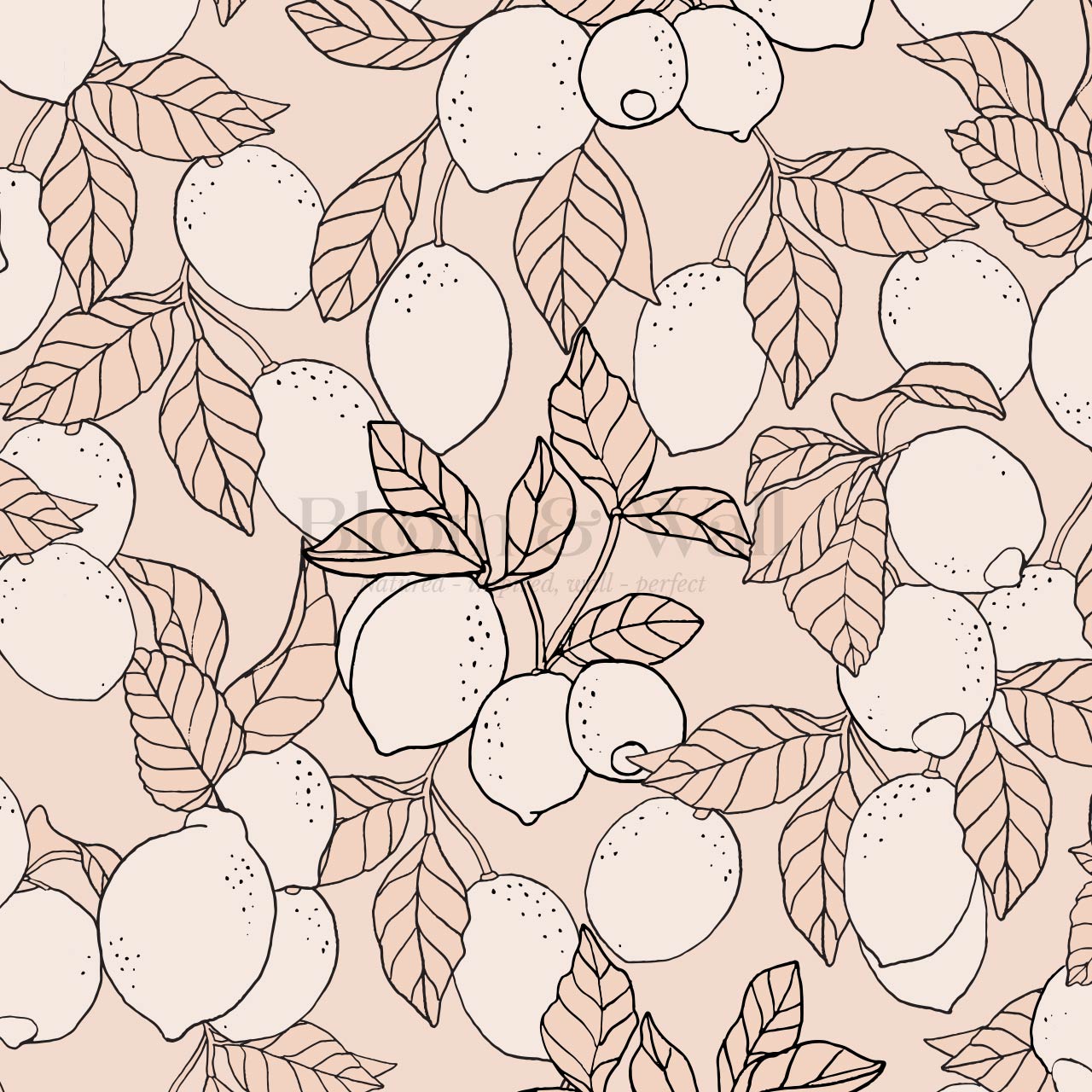 Hannah Lemons Warm Pink Wallpaper