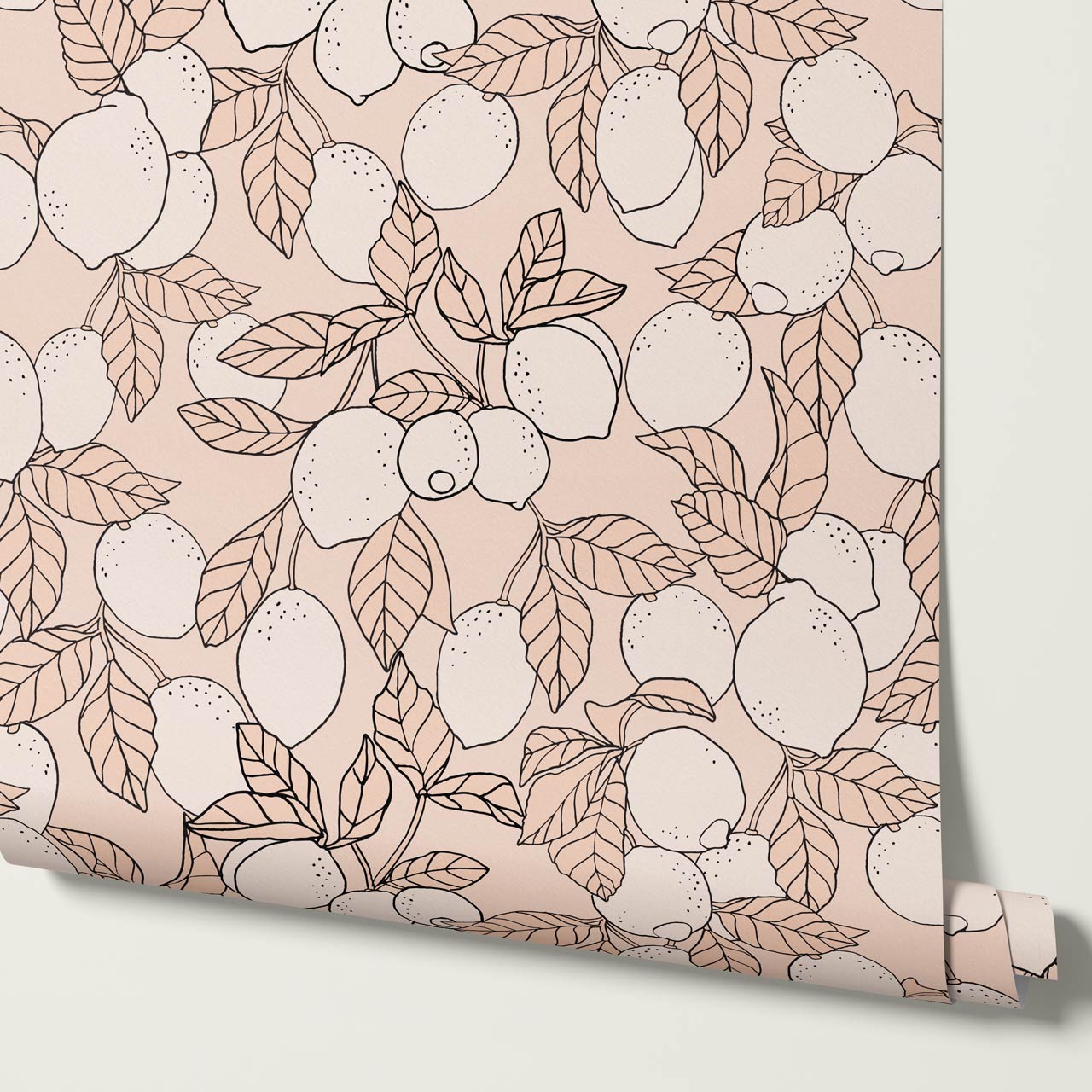 Hannah Lemons Warm Pink Wallpaper