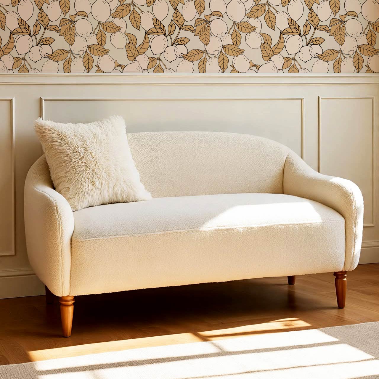 Hannah Lemons Ochre Blush Wallpaper