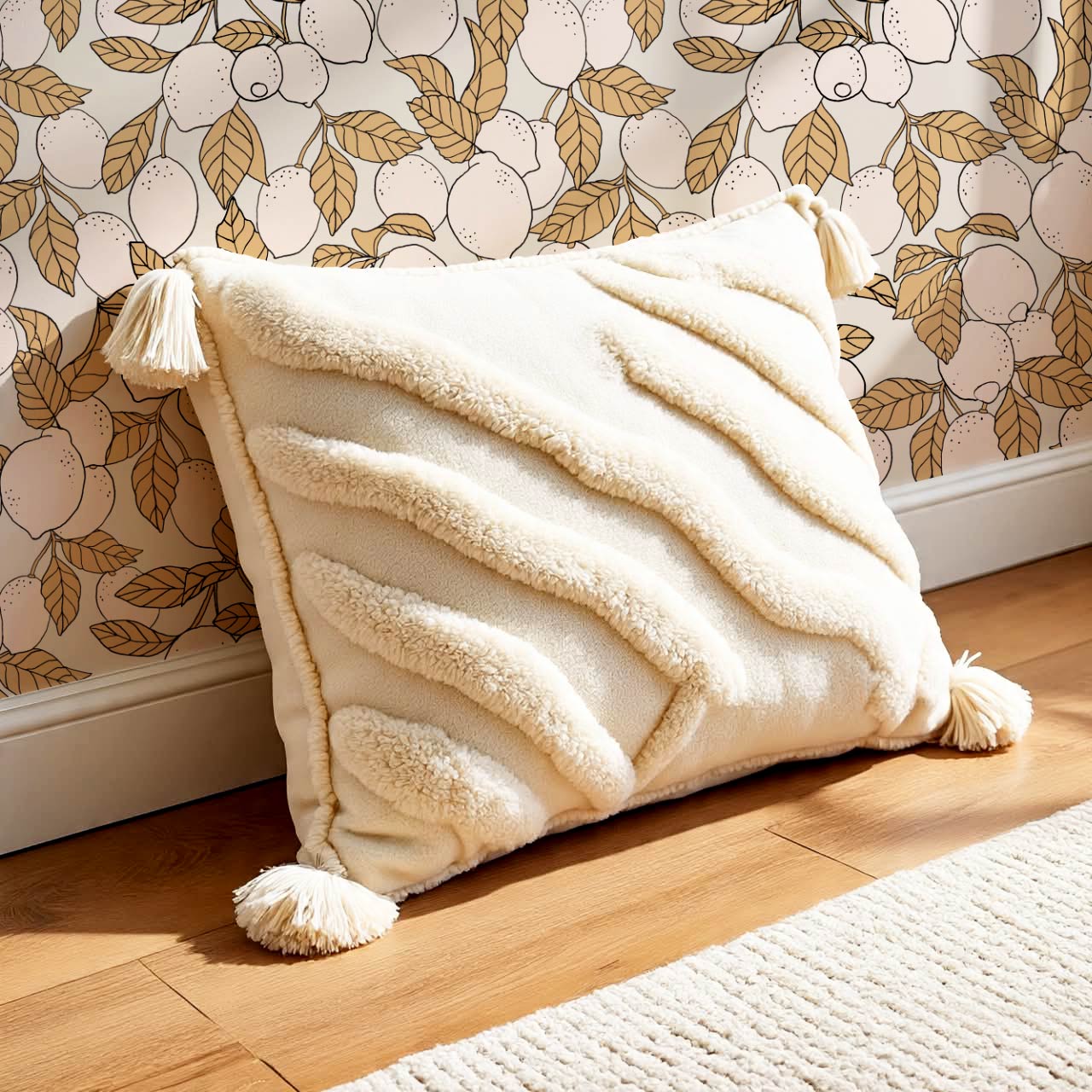 Hannah Lemons Ochre Blush Wallpaper