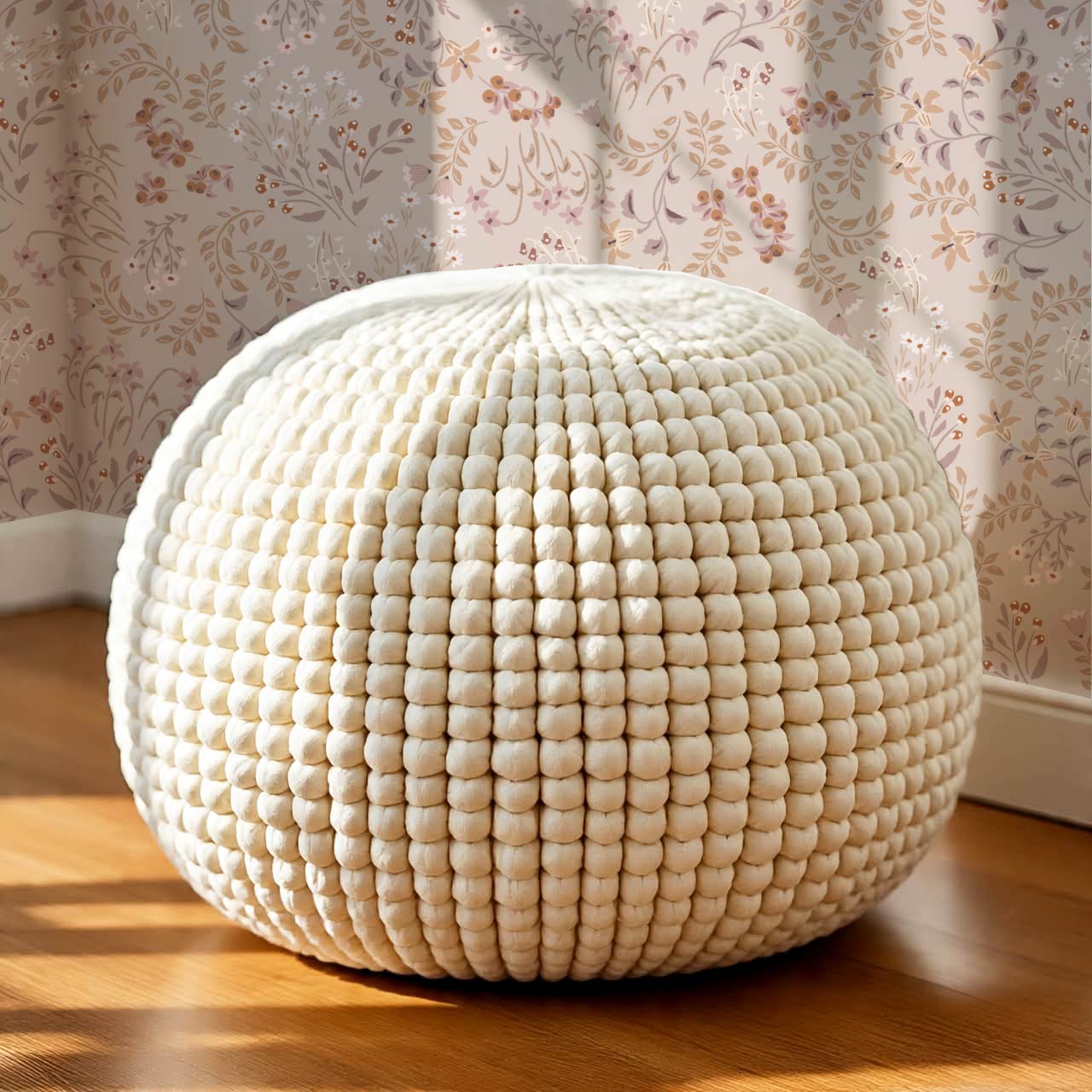 Hazel Wildflowers Rose Dust Wallpaper