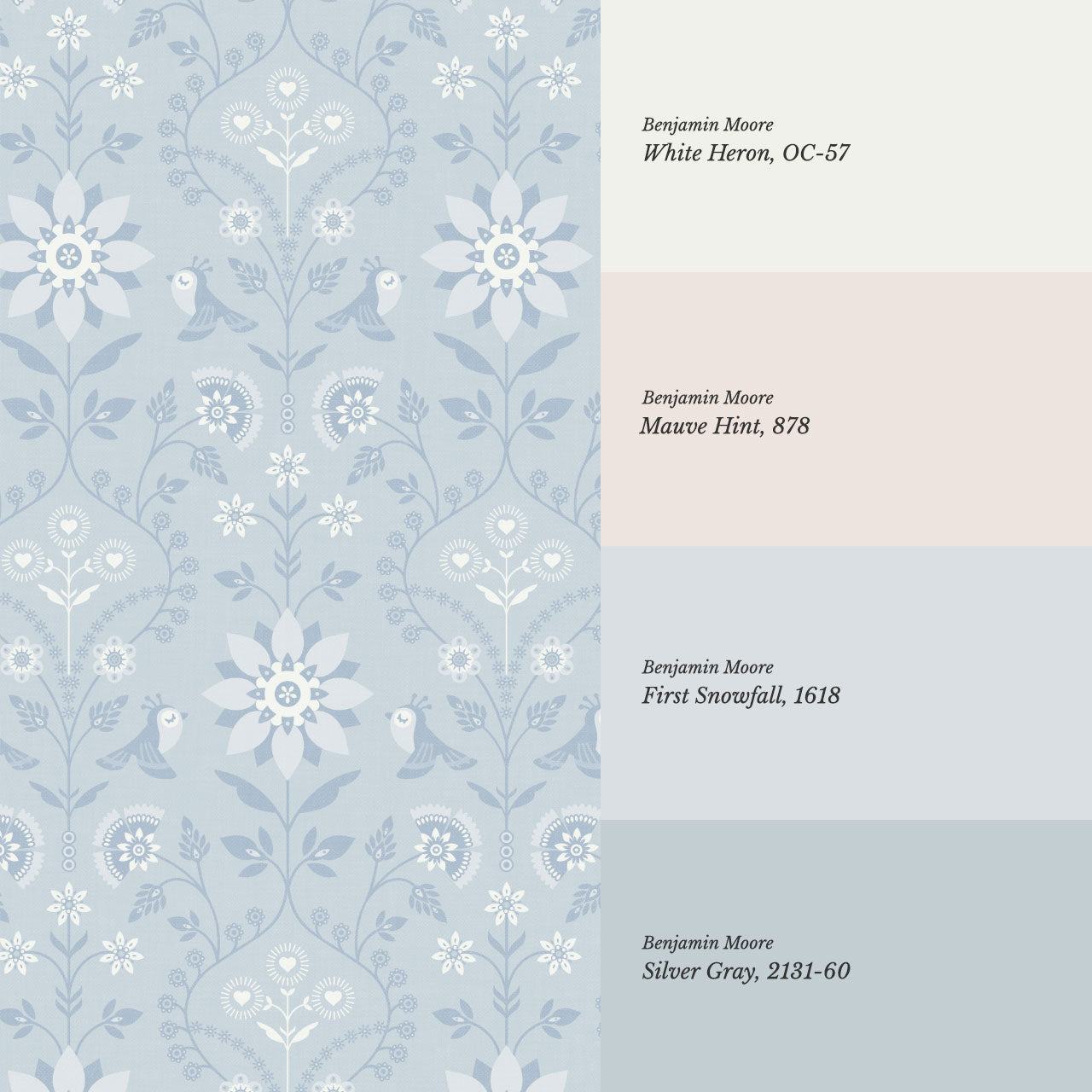 Oaklynn Heartwood Folk Garden Sky Wallpaper