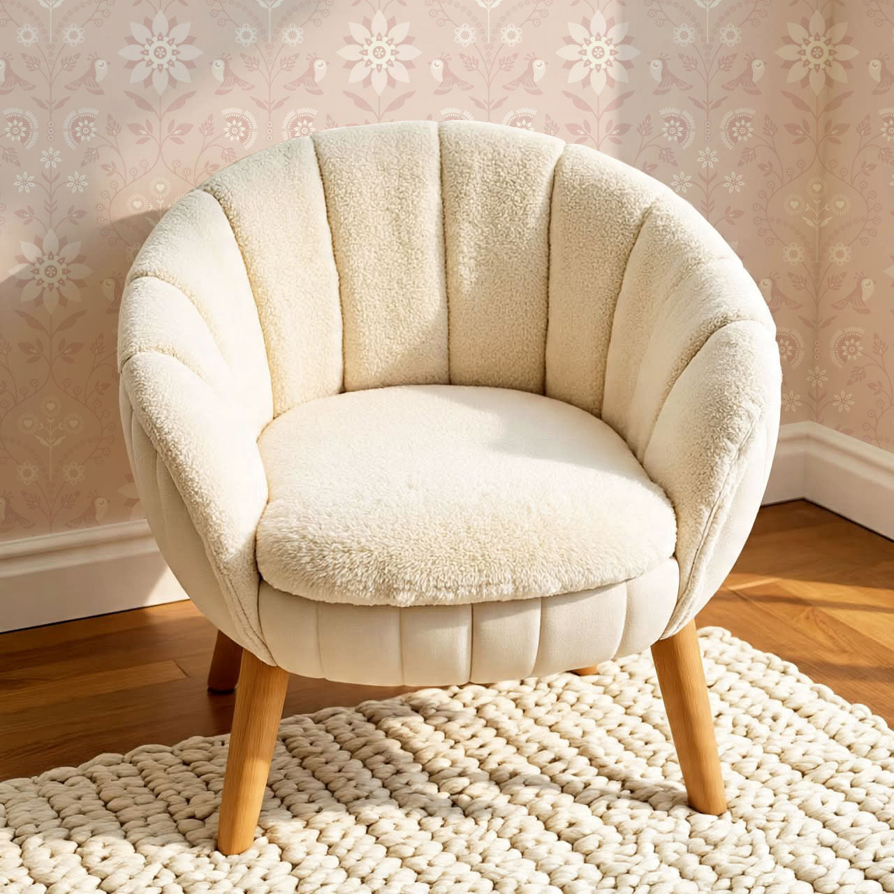 Oaklynn Heartwood Folk Garden Rose Dust Wallpaper