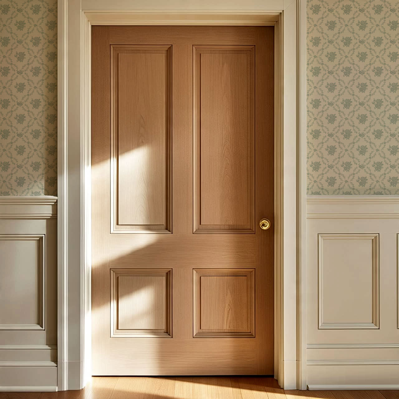 Helen Small Florals Sage Butter Wallpaper
