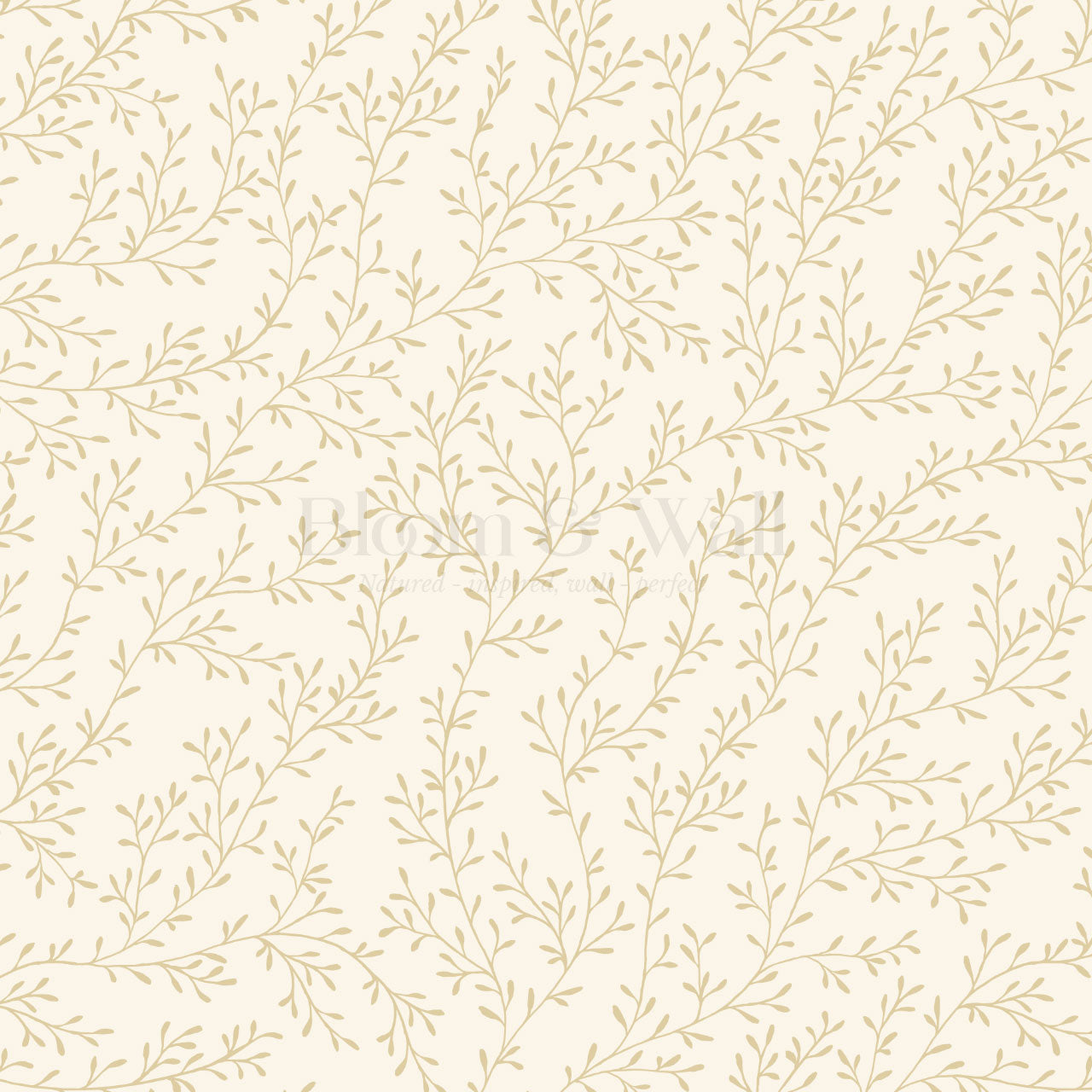 Ines Delicate Vines Cream Wallpaper