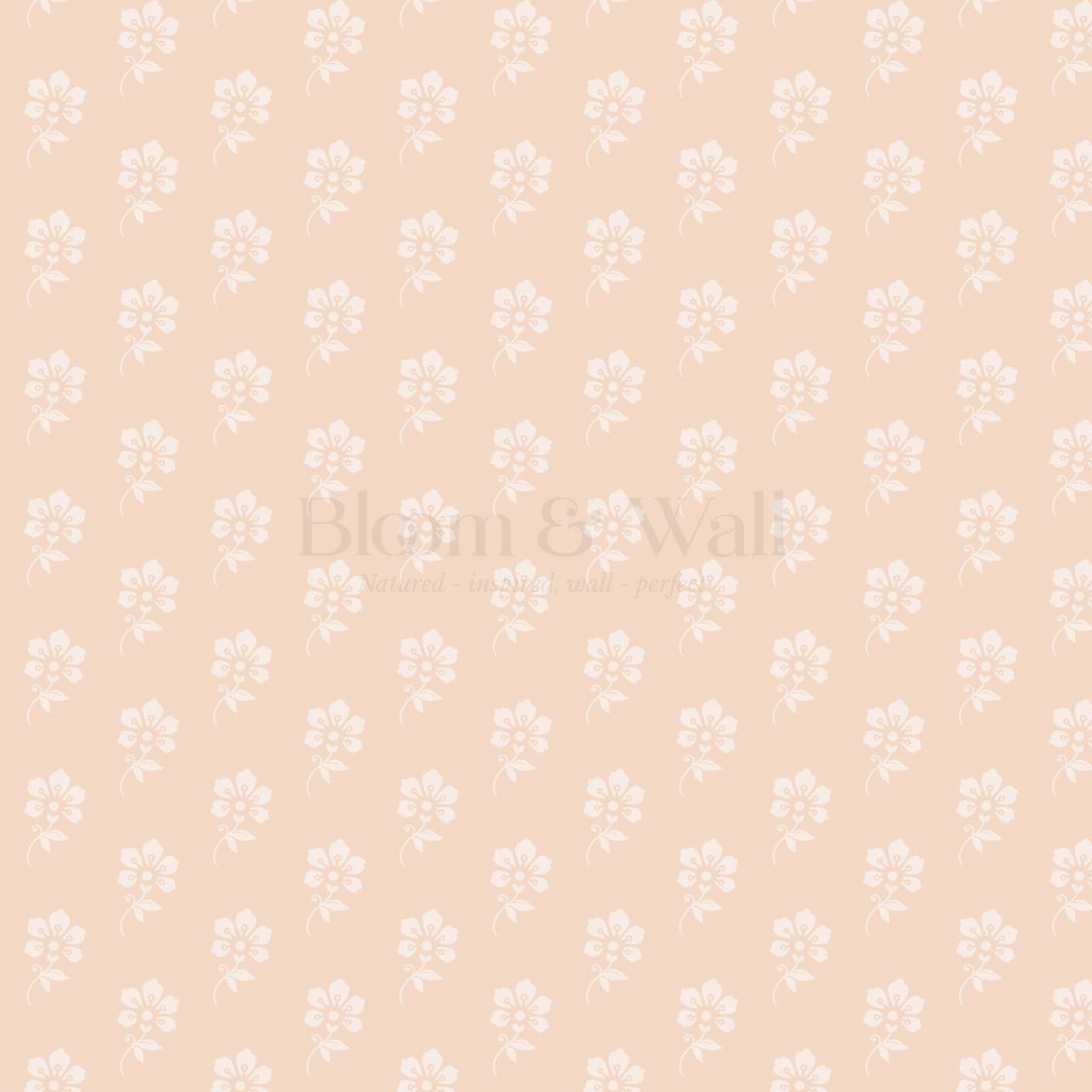 Ione Ditsy Floral Blush Petal Wallpaper