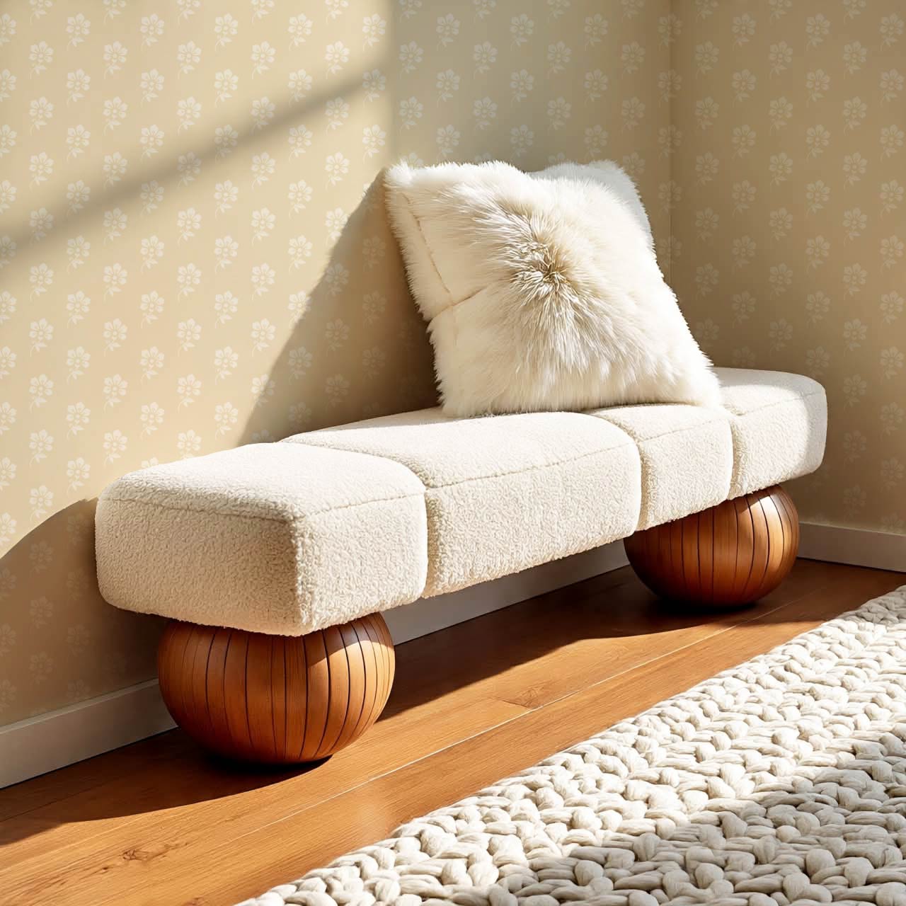 Ione Ditsy Floral Honey Cream Wallpaper