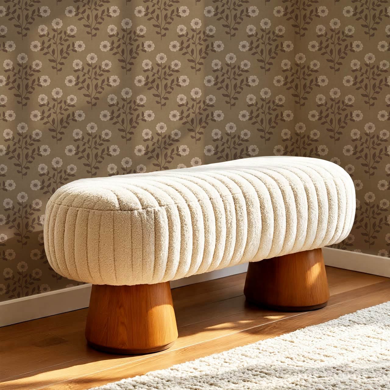 Irati Everbloom Dusty Earth Beige Wallpaper