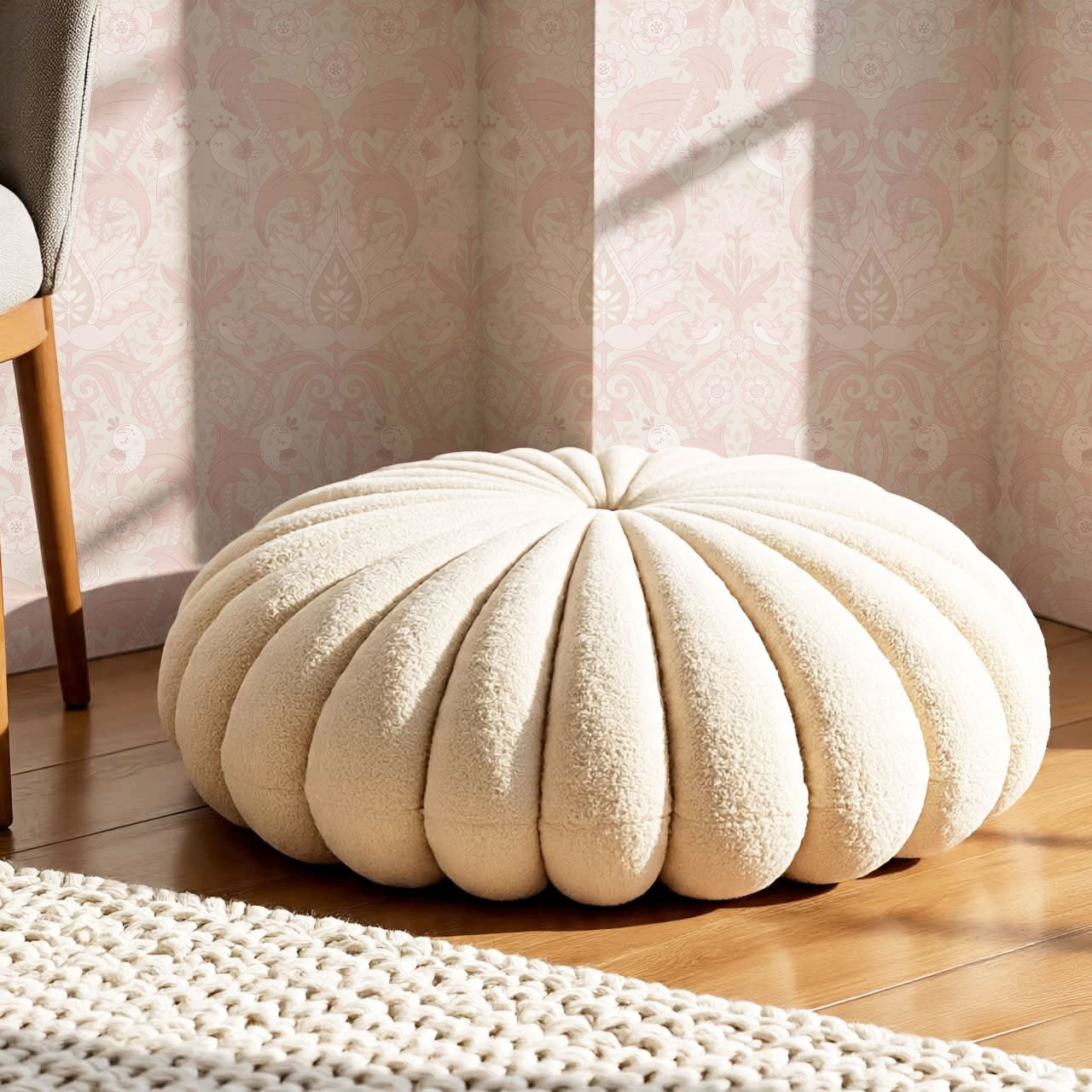 Isabelle Whispering Garden Pink Pastel Wallpaper
