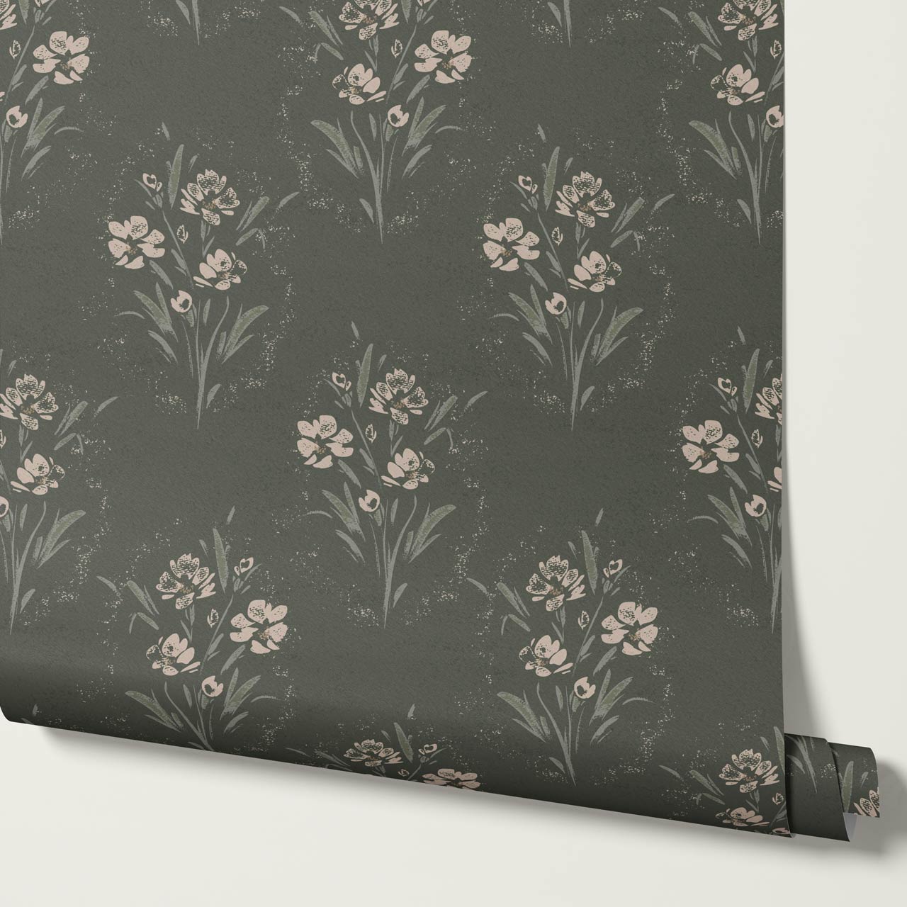 Isla Garden Florals Forest Wallpaper