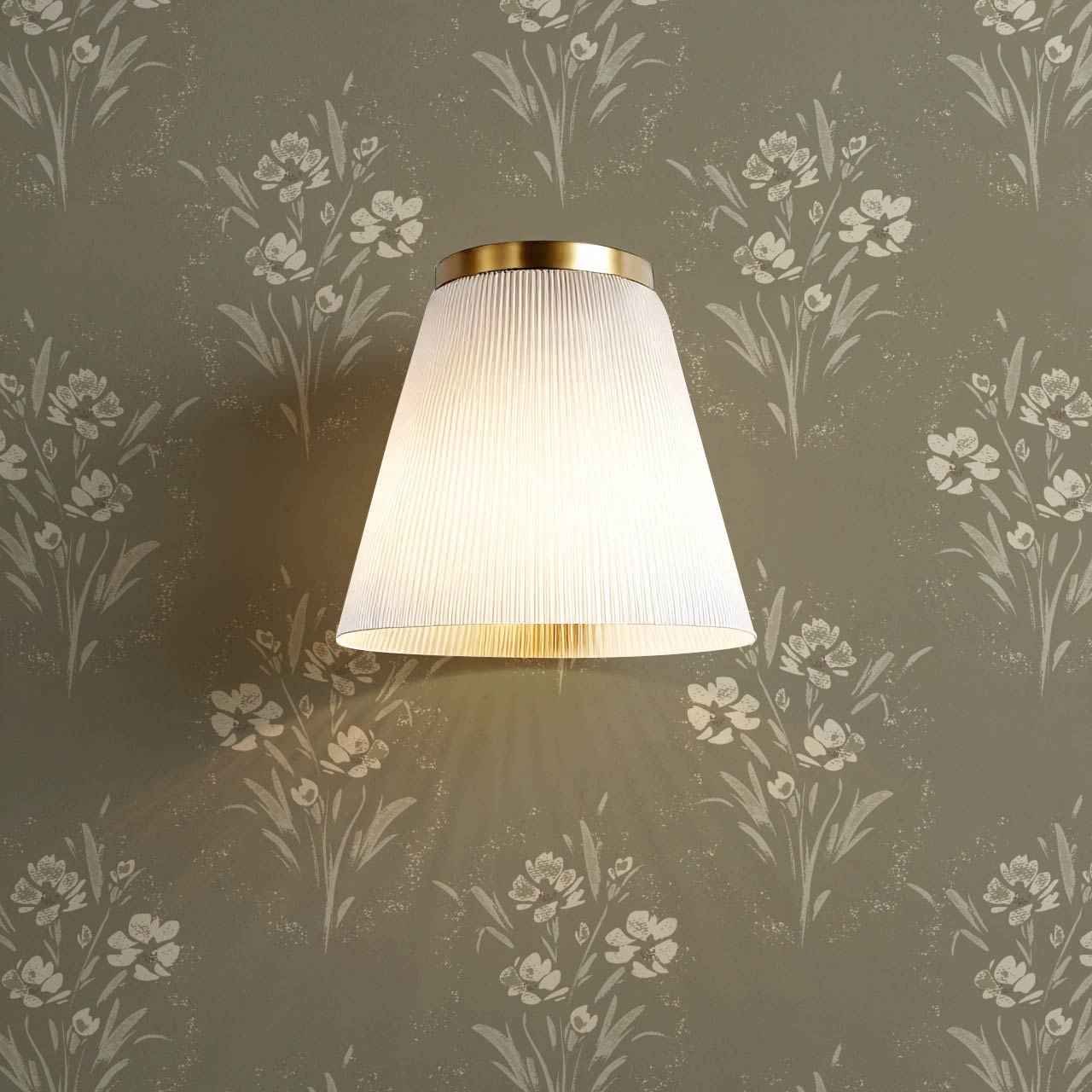 Isla Garden Florals Sage Wallpaper