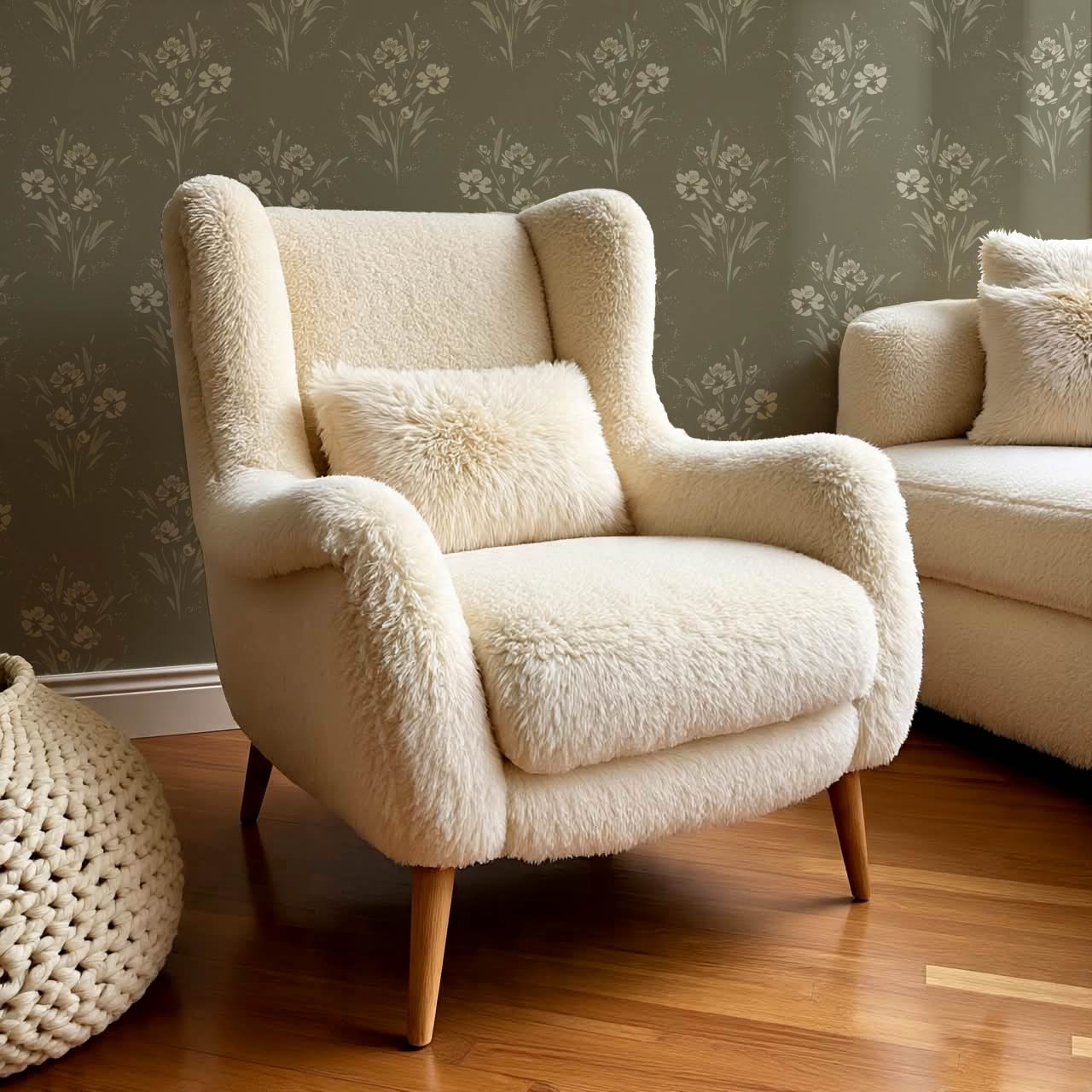 Isla Garden Florals Sage Wallpaper