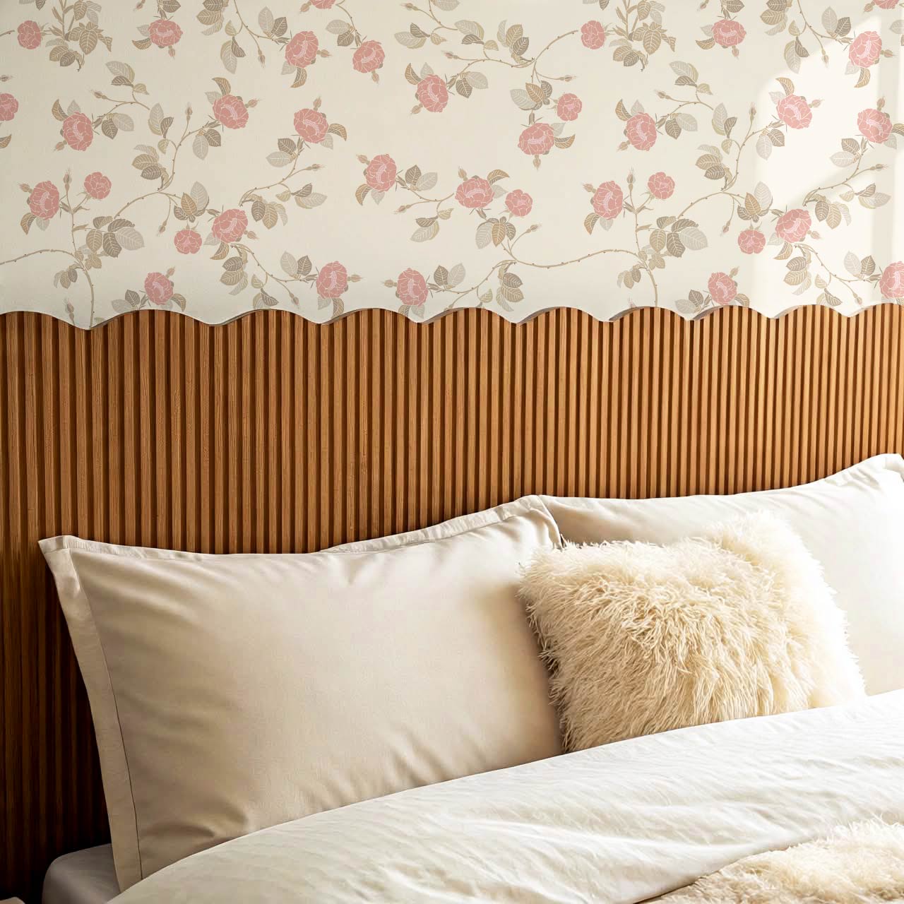 Isolde Wild Rose Dusty Berry Wallpaper