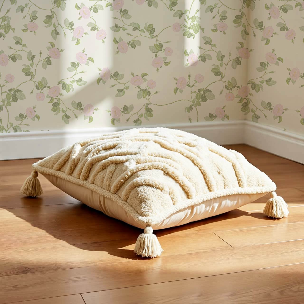 Isolde Wild Rose Blush Butter Wallpaper