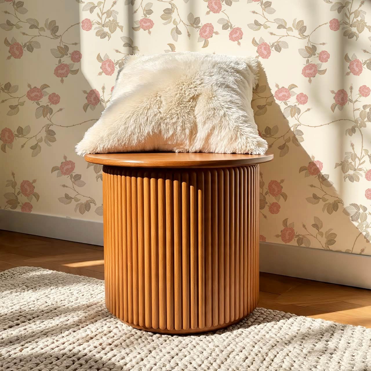 Isolde Wild Rose Dusty Berry Wallpaper