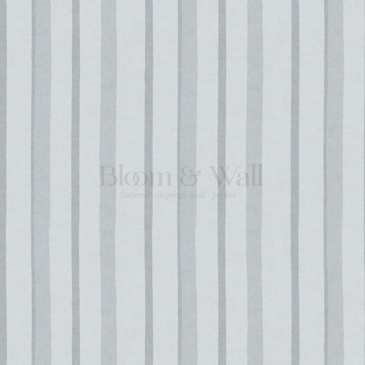 Jara Layered Wobbly Vertical Stripe Dove Gray Wallpaper