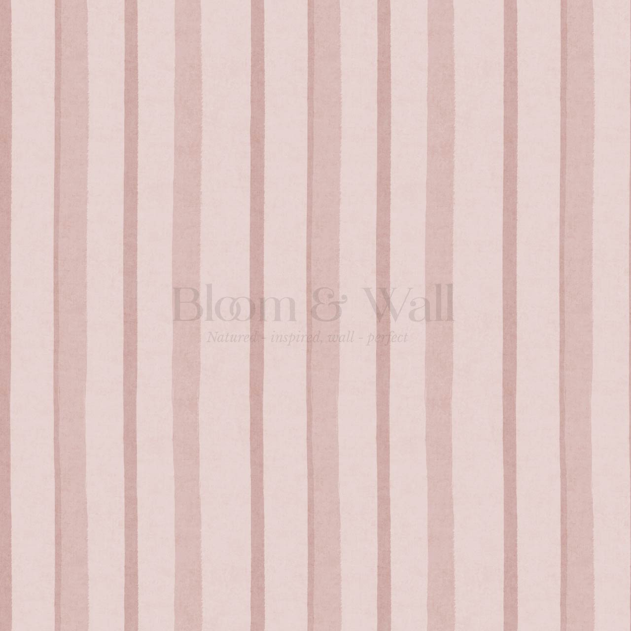 Jara Layered Wobbly Vertical Stripe Mauve Wallpaper