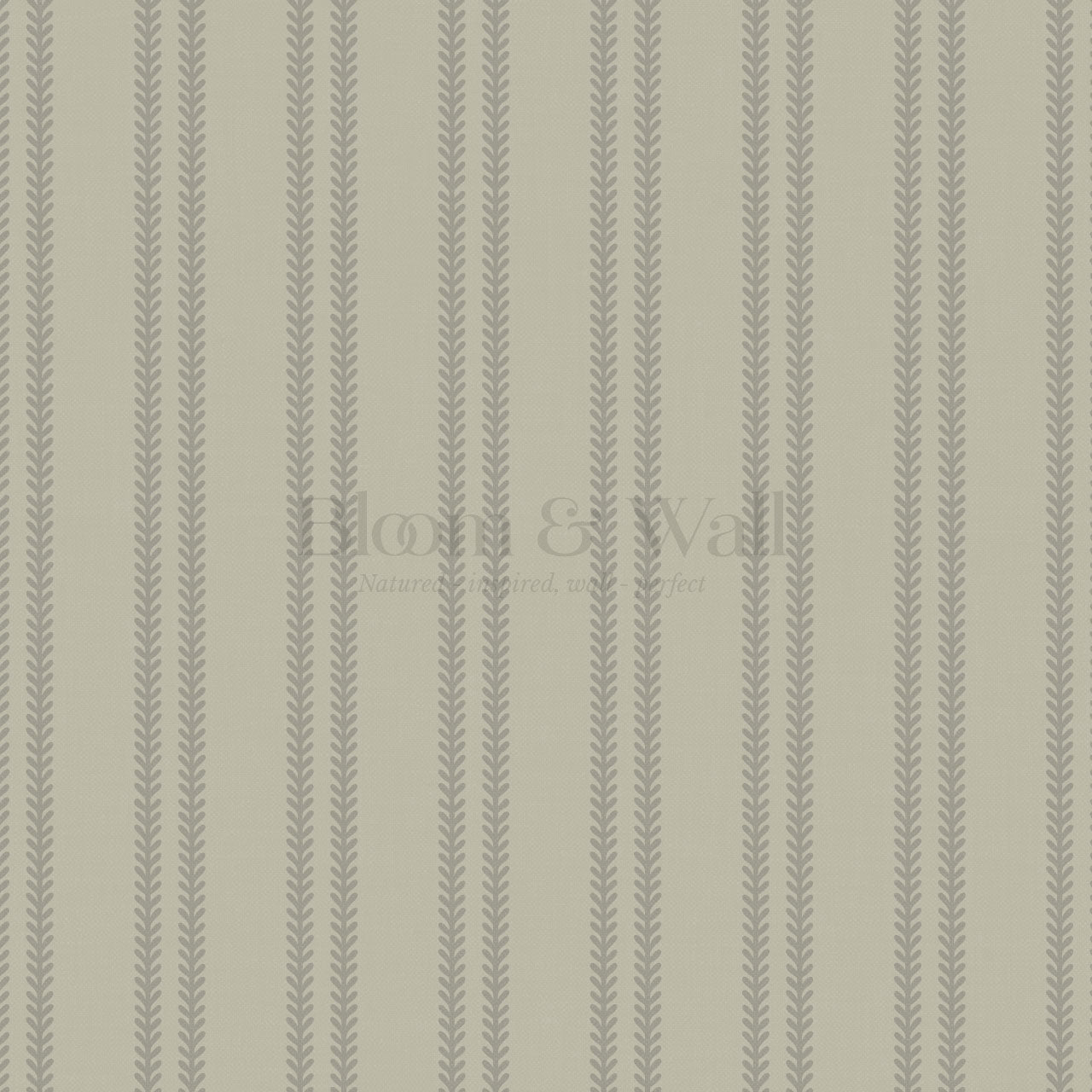 Jenna Leaf Stripe Smoke Wallpaper