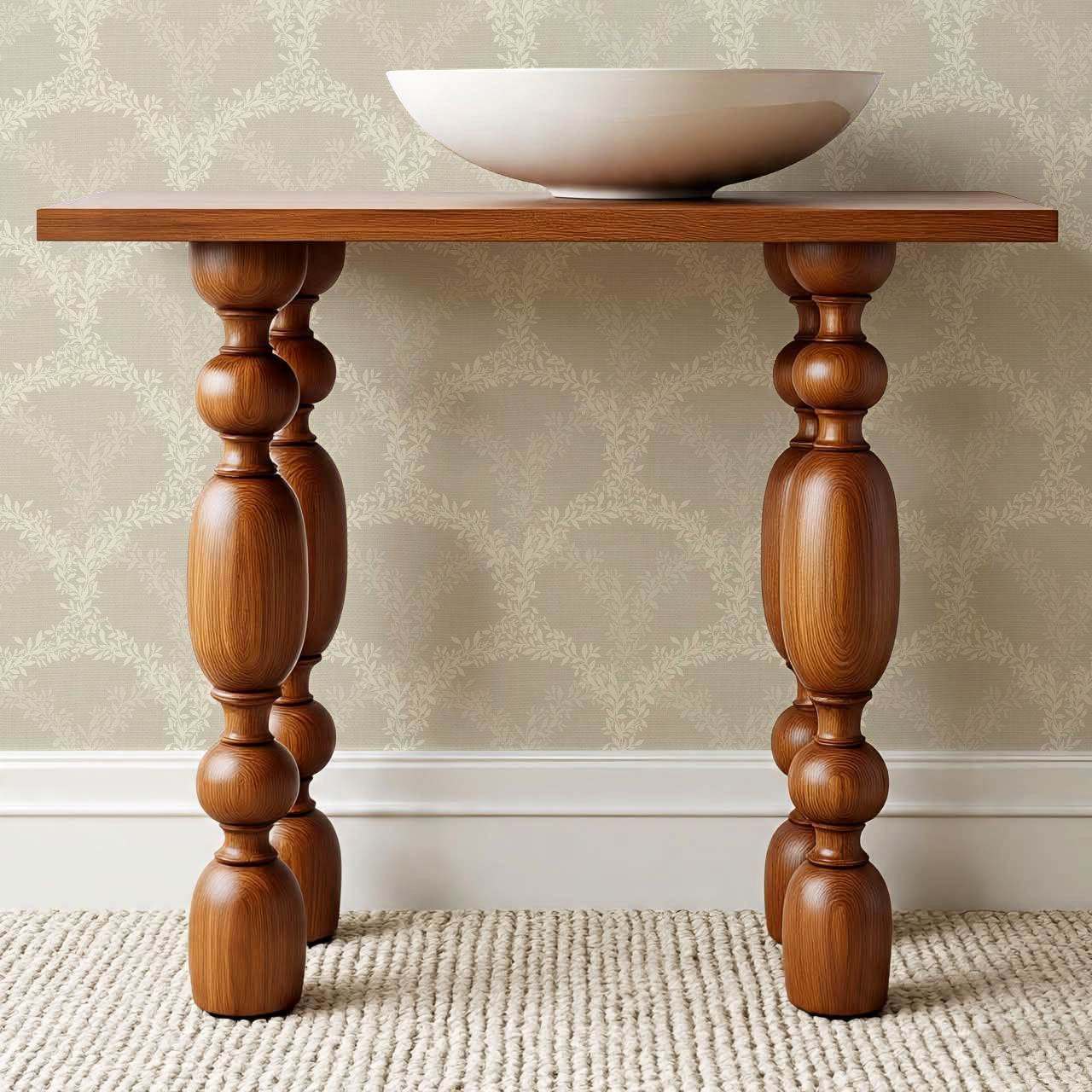 Jianna Garden Nest Taupe Wallpaper