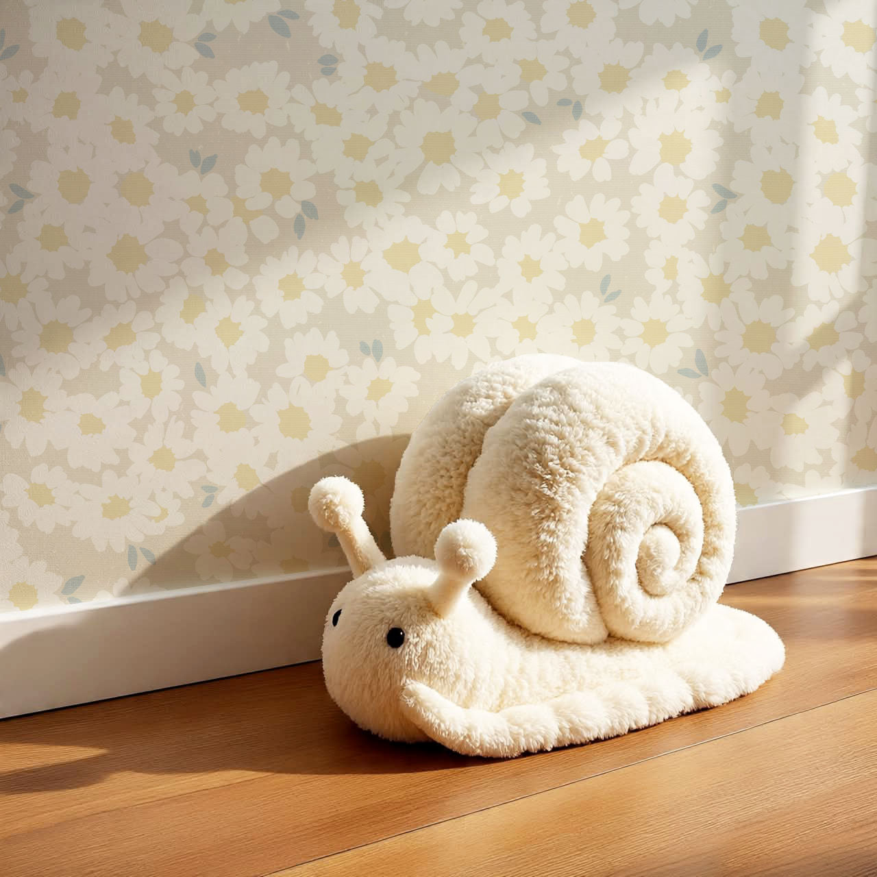 Josephine Chamomile Sunny Linen Wallpaper