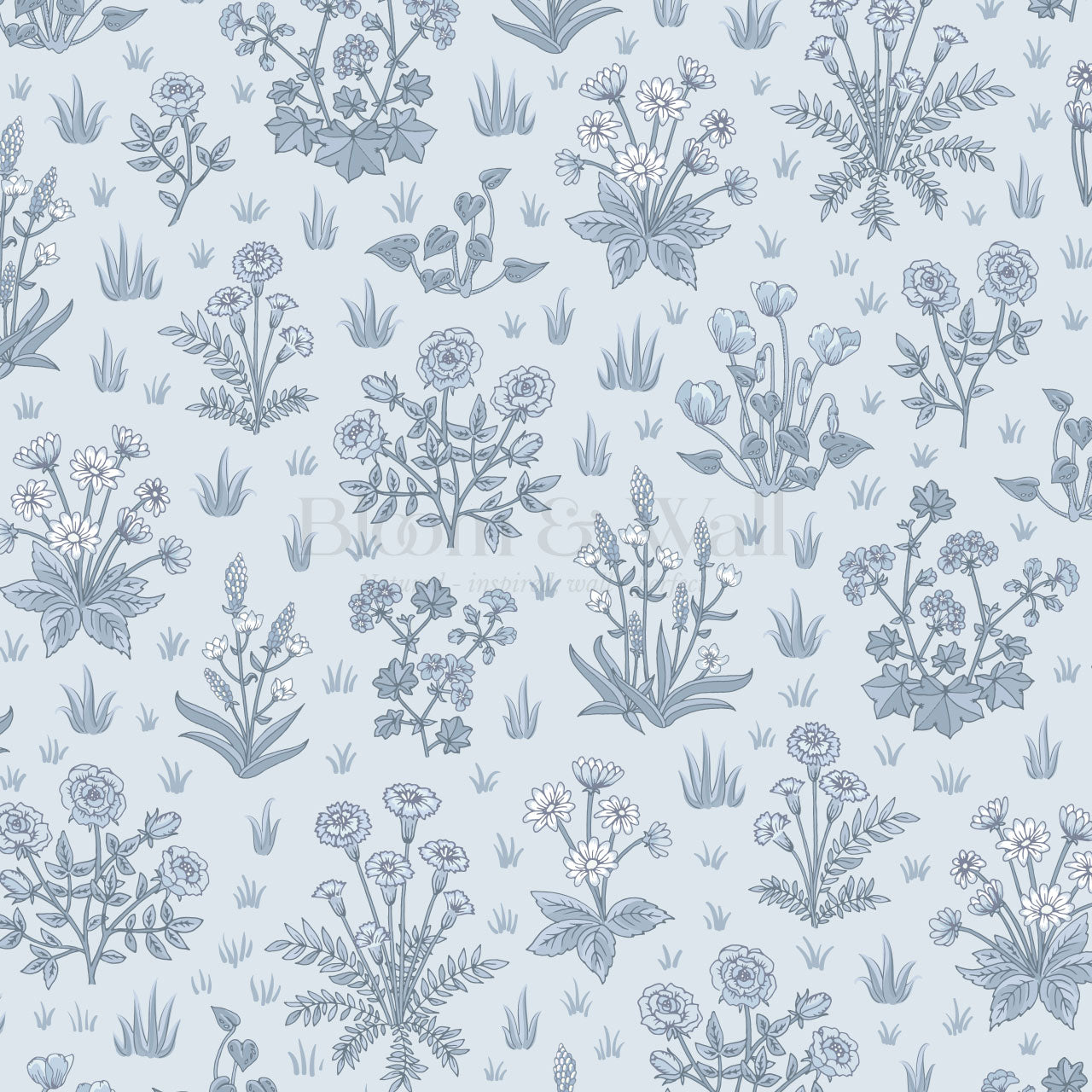 Juliet Country Garden Sky Wallpaper