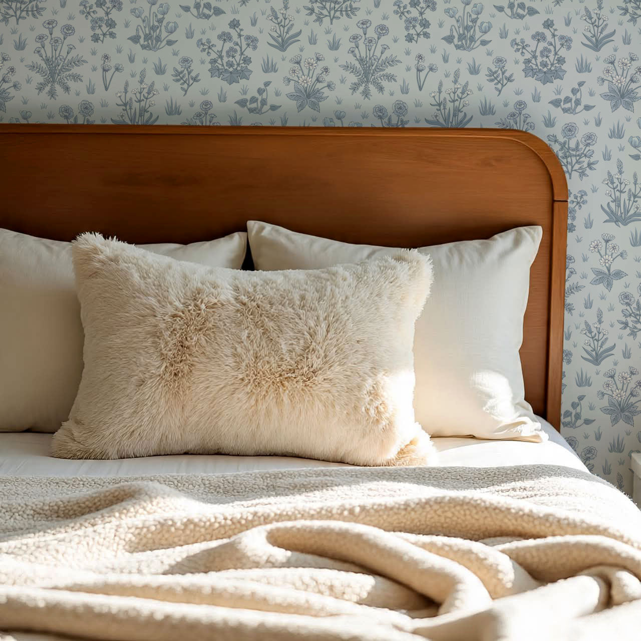 Juliet Country Garden Sky Wallpaper