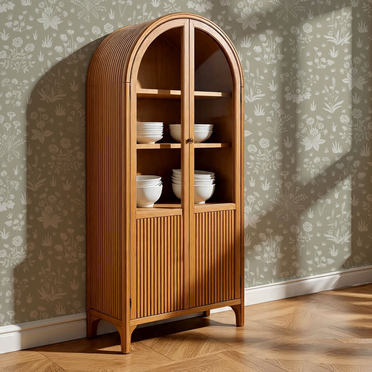 Juliet Country Garden Stone Wallpaper