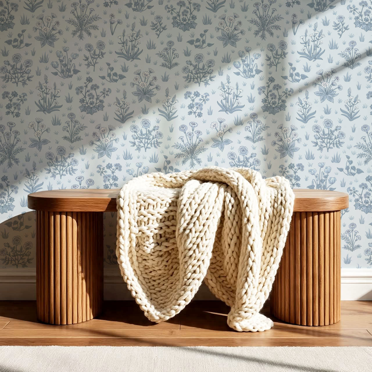 Juliet Country Garden Sky Wallpaper