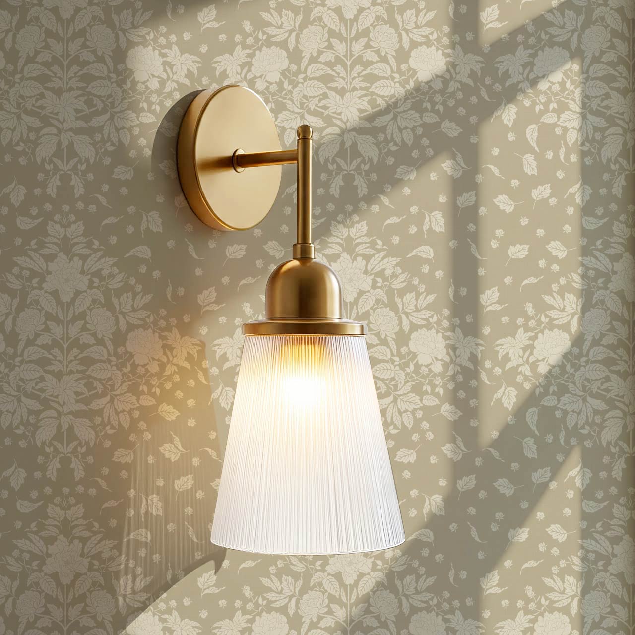 Kayla Tosssed Peonies Stone Ivory Wallpaper