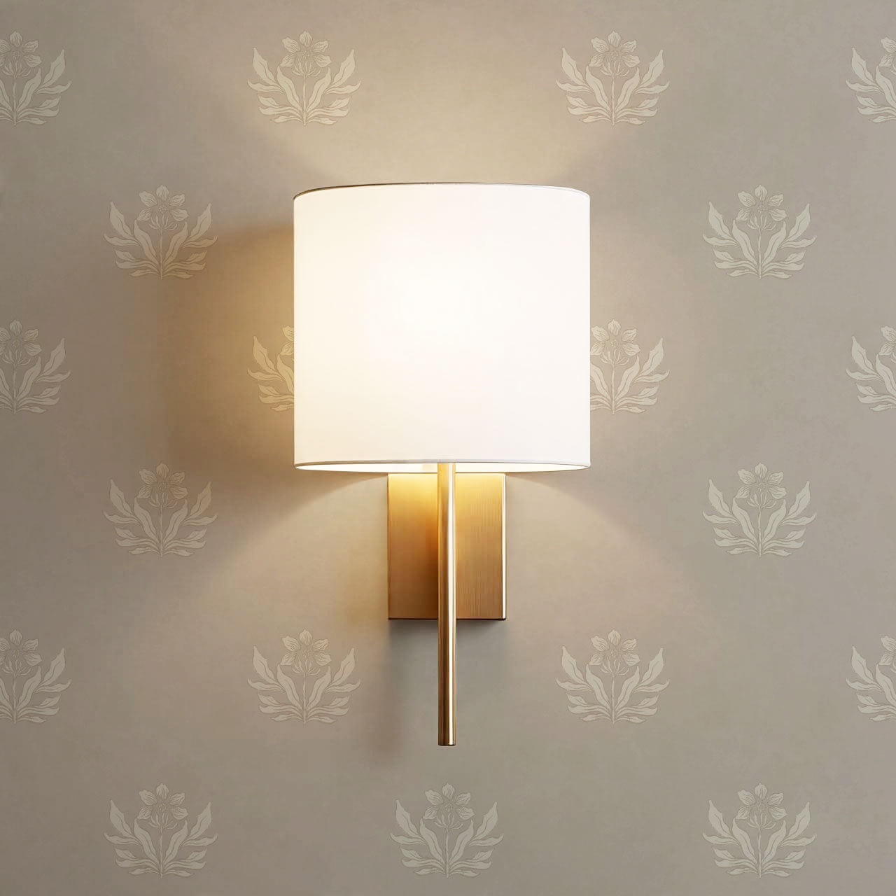 Kinsley Pressed in Petals Tan Wallpaper