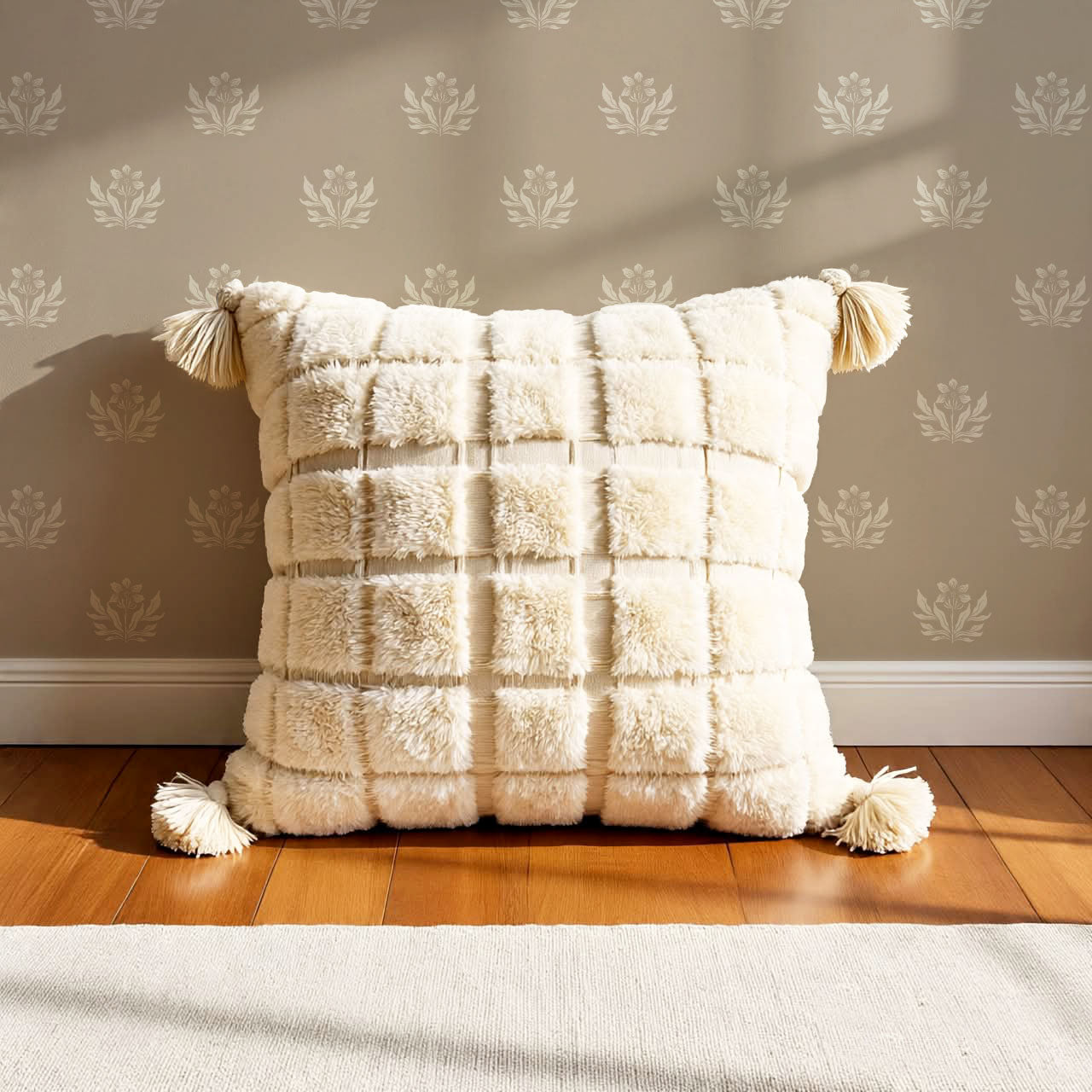 Kinsley Pressed in Petals Sand Wallpaper