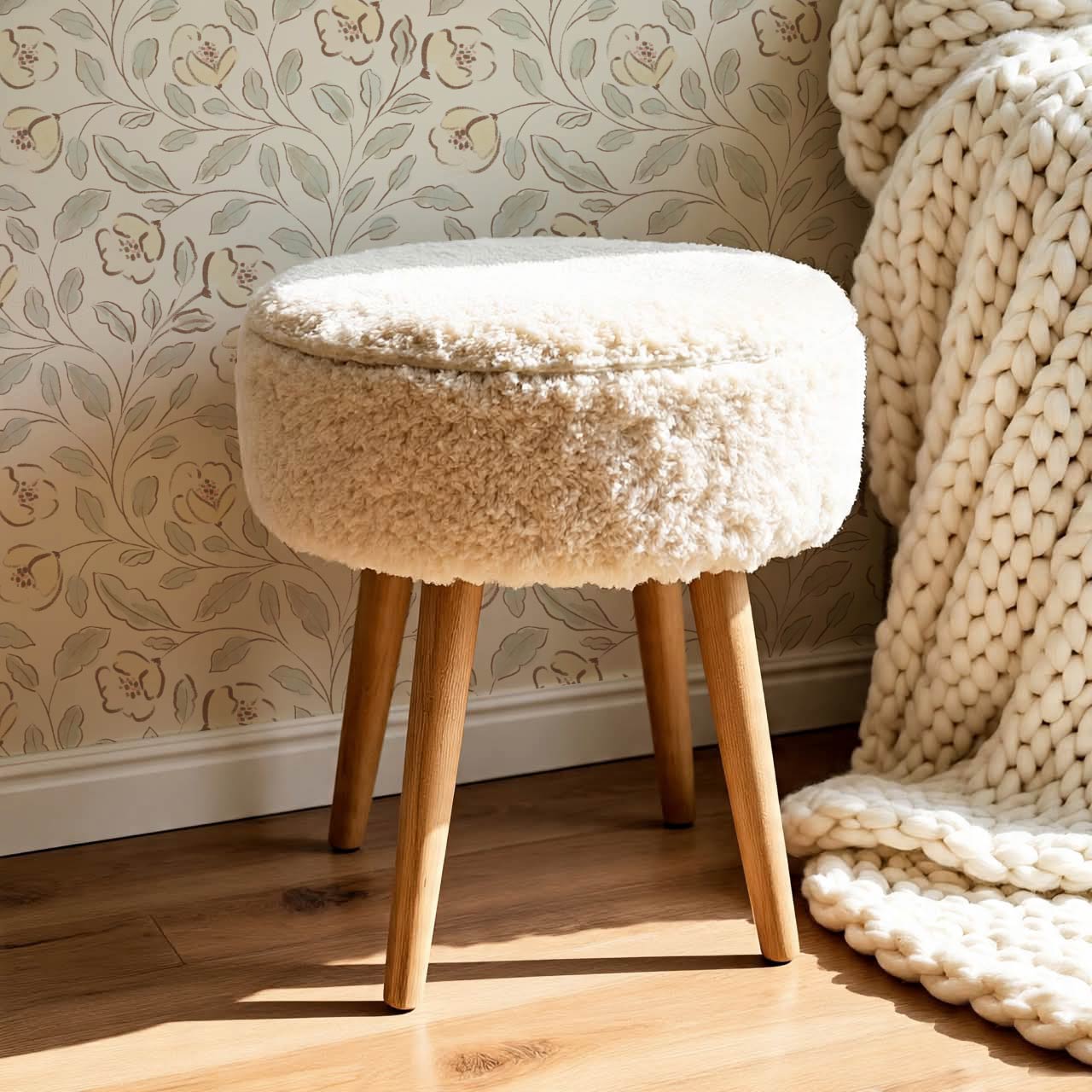 Kylie Spring Blooms Cream Wallpaper