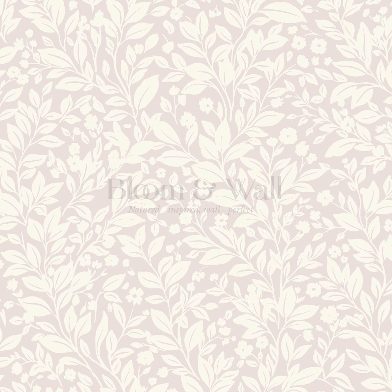 Lala Botanical Blush Ivory Wallpaper