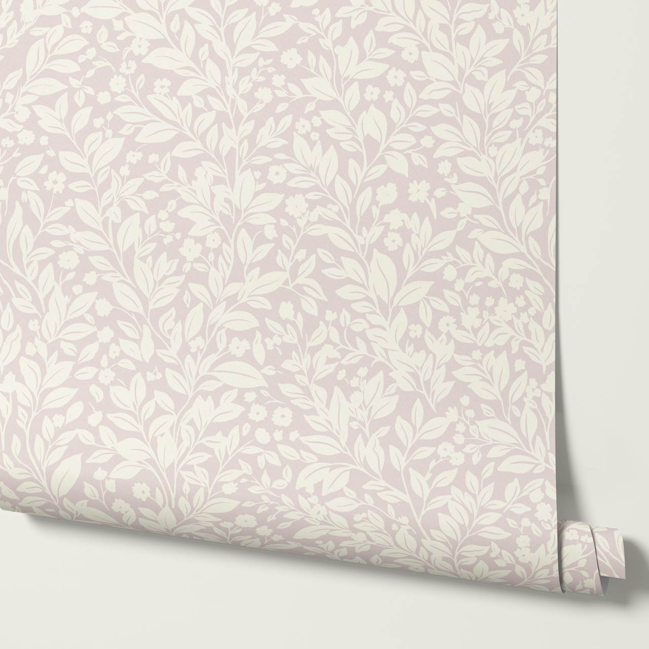 Lala Botanical Blush Ivory Wallpaper