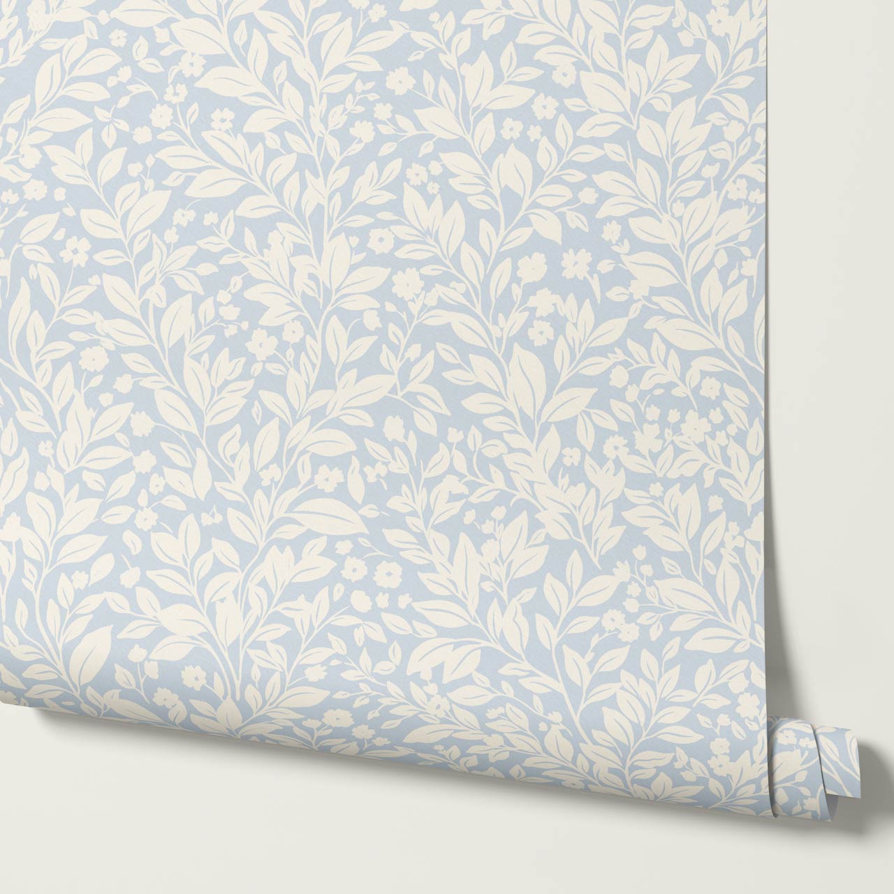 Lala Botanical Sky Cream Wallpaper