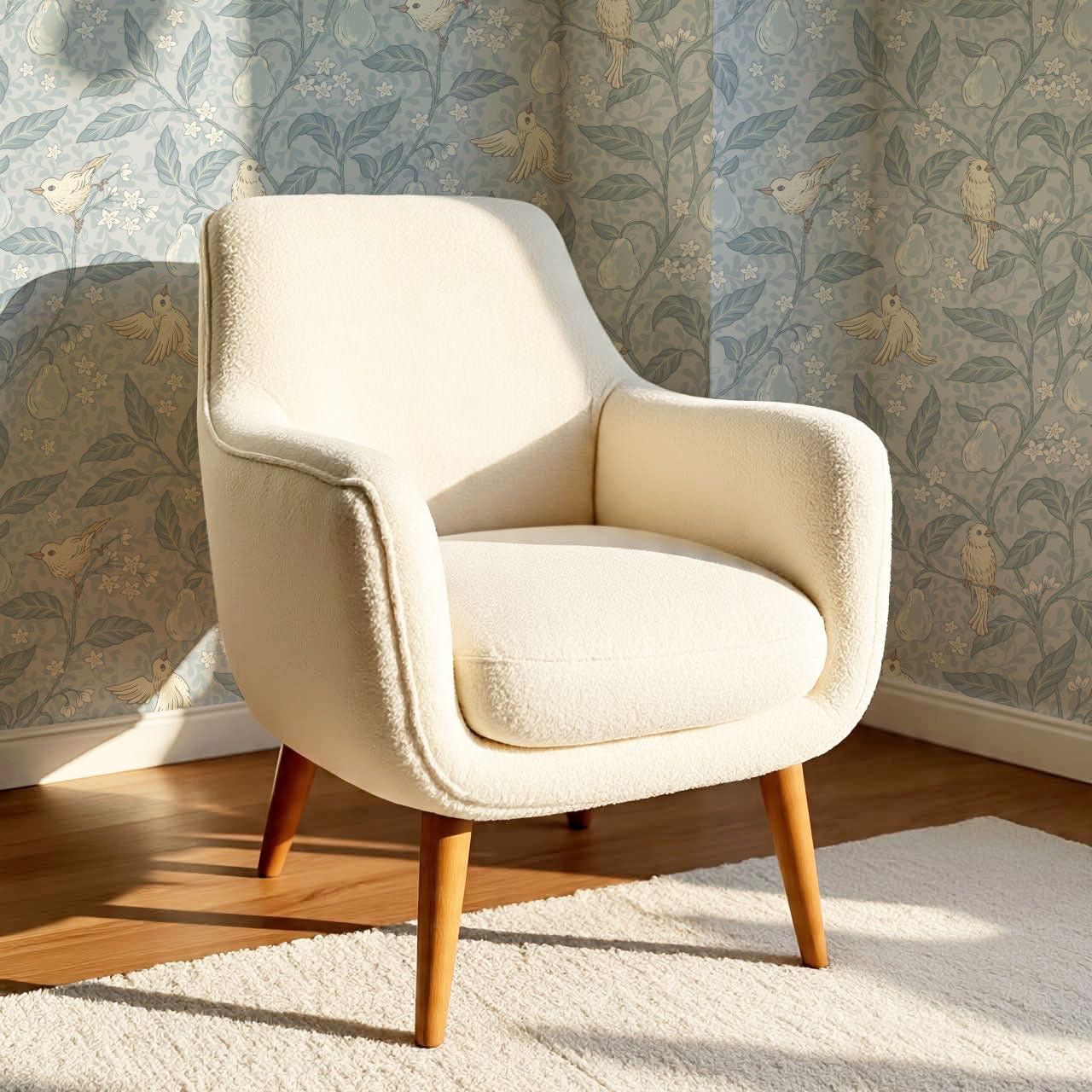 Lauren Pear Tree Sky Wallpaper