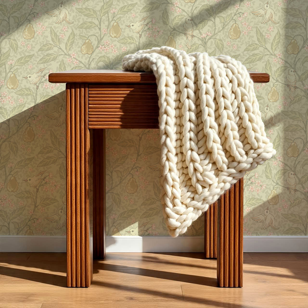 Lauren Pear Tree Soft Spring Wallpaper