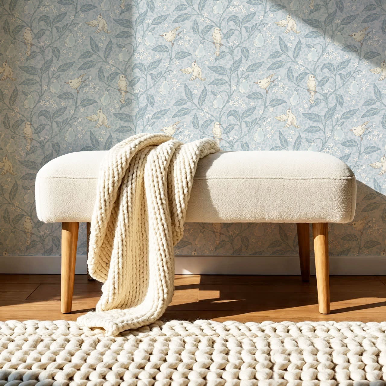 Lauren Pear Tree Sky Wallpaper