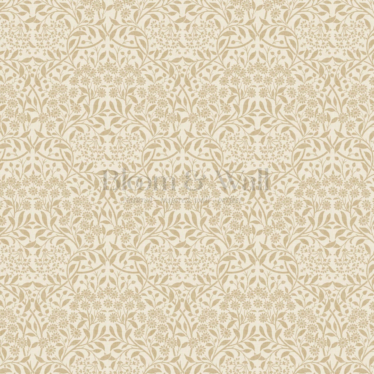 Laverne Graceful Daisy Honey Cream Wallpaper